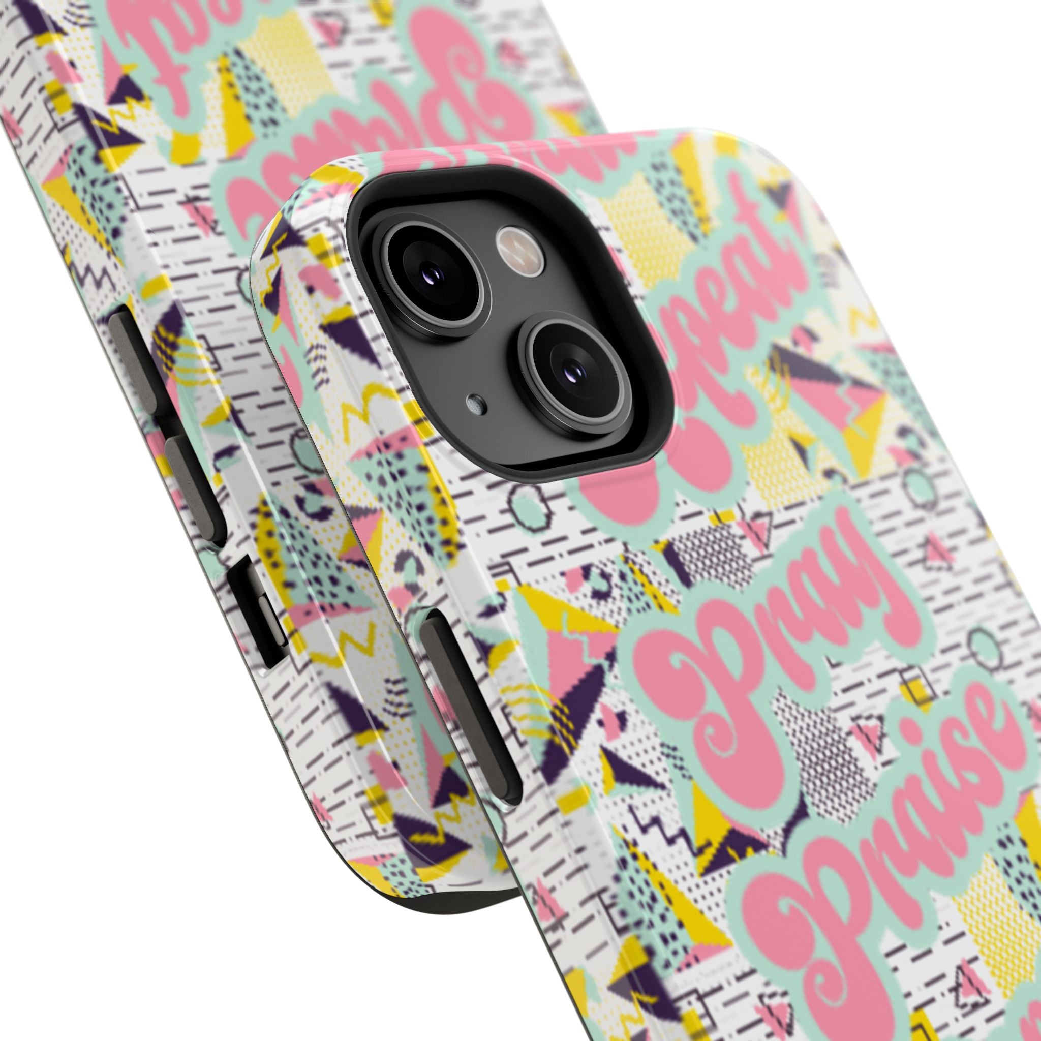 Retro Pray Praise Repeat Women's  Phone Case- Impact-Resistant Cases