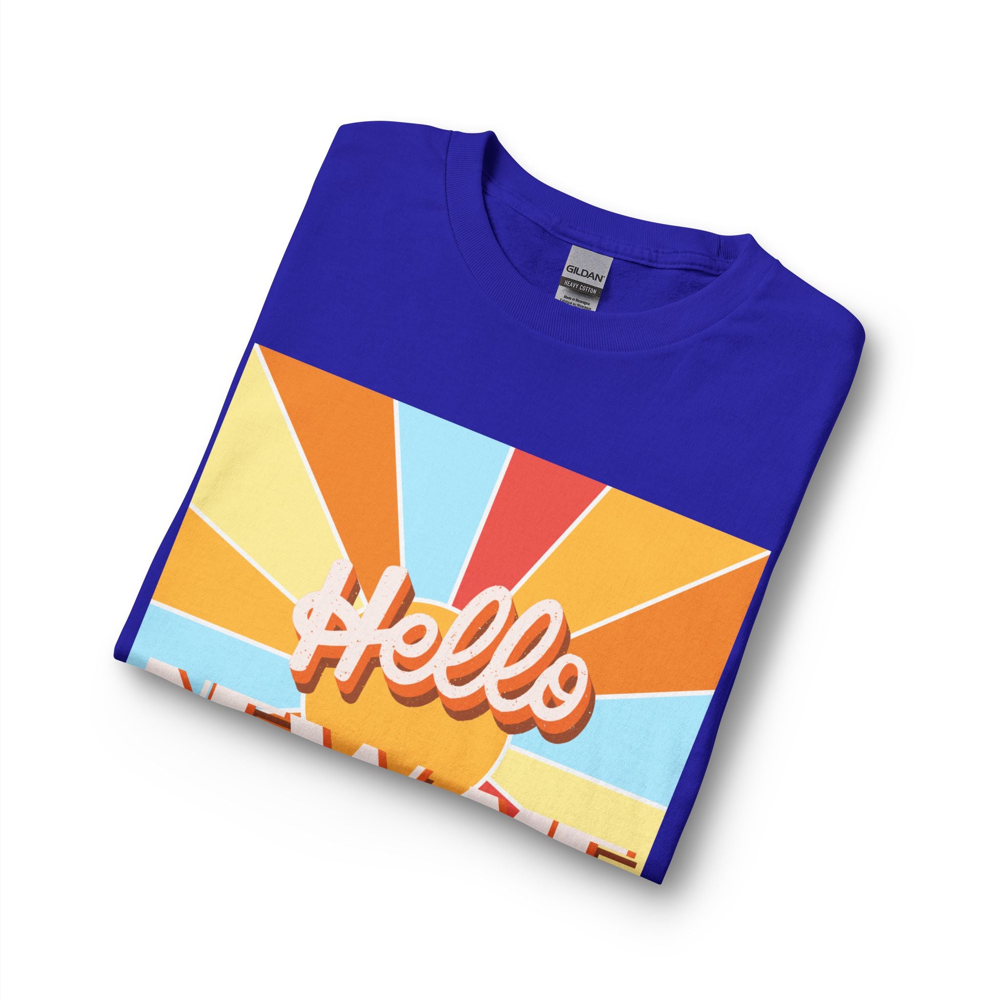 Men's Long Sleeve  — "Hello New Me" Christian Made New in Christ Inspirational Shirt