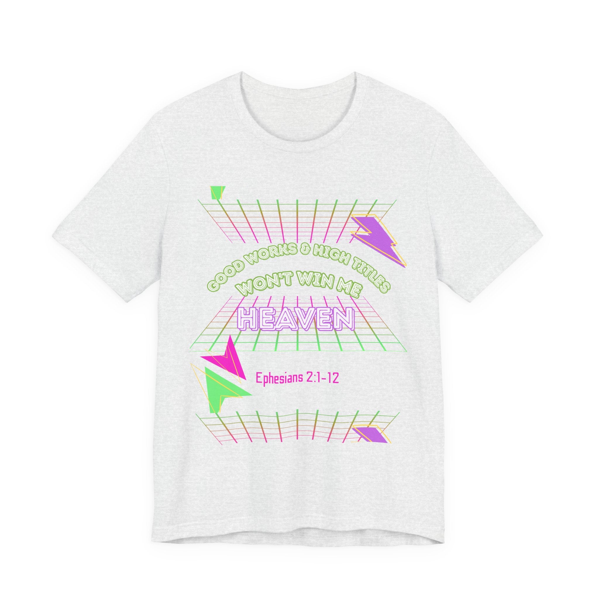 Woman's "Good works" Retro Tee— Ephesians 2:1-12 Retro Christian T-Shirt