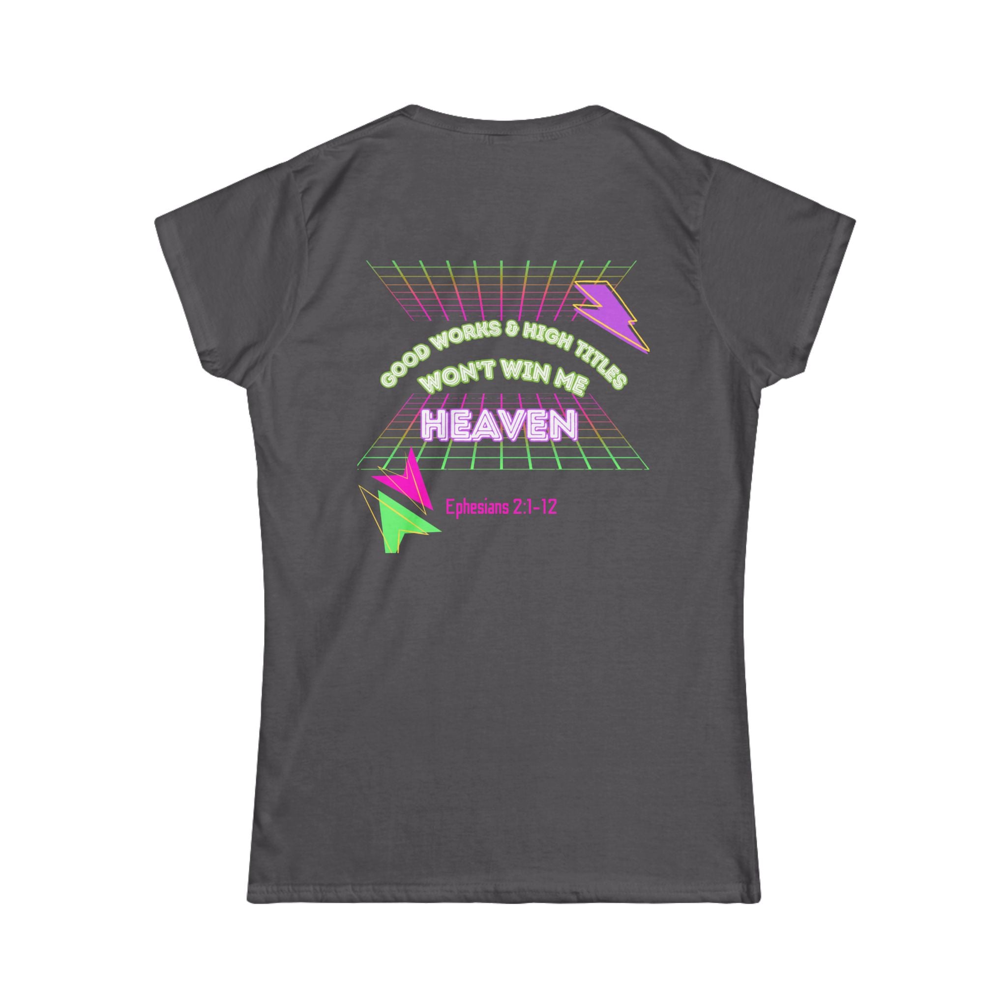 Woman's "Good works" Retro Tee— Ephesians 2:1-12 Retro Christian T-Shirt