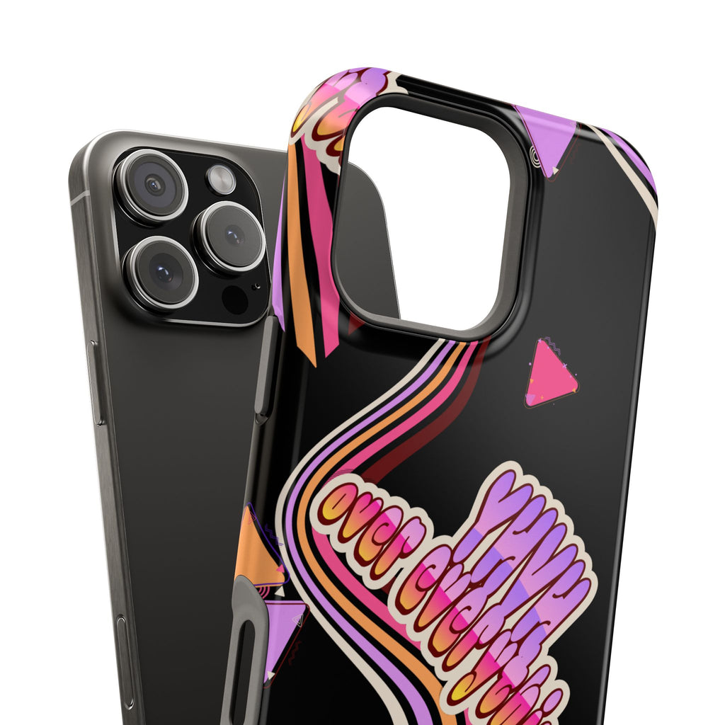 Retro 'YHVH over everything' Magnetic Phone Case — Impact-Resistant Protective Cover