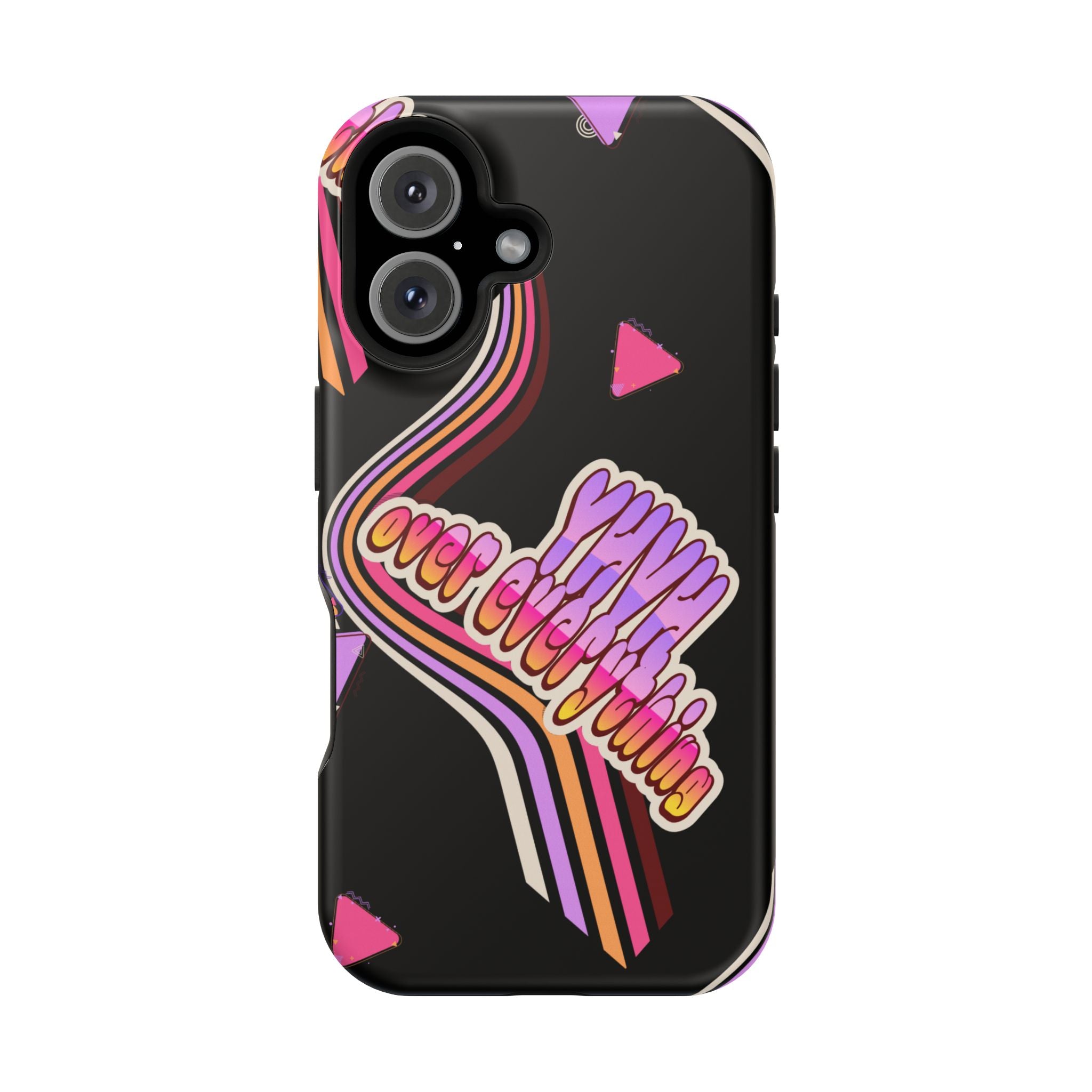 Retro 'YHVH over everything' Magnetic Phone Case — Impact-Resistant Protective Cover
