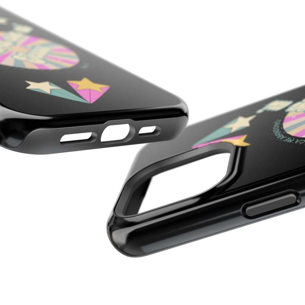 Mujeres Cover de Telefono Magnético e Impacto Resistente— "En Victoria con mi Jesús" Retro Star Design