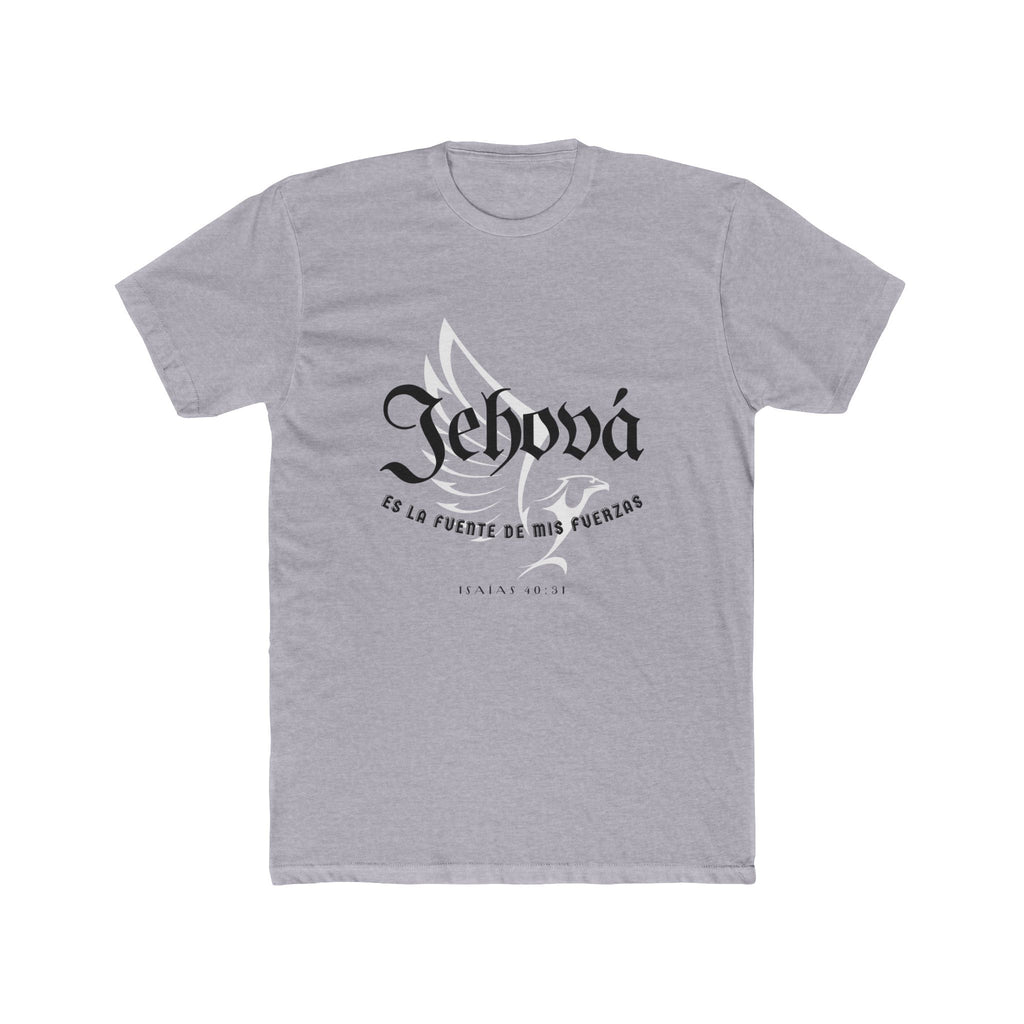 Isaías 40:31 Camisa para hombres — "Jehová es la fuente de mis fuerzas" Christian Faith T‑Shirt
