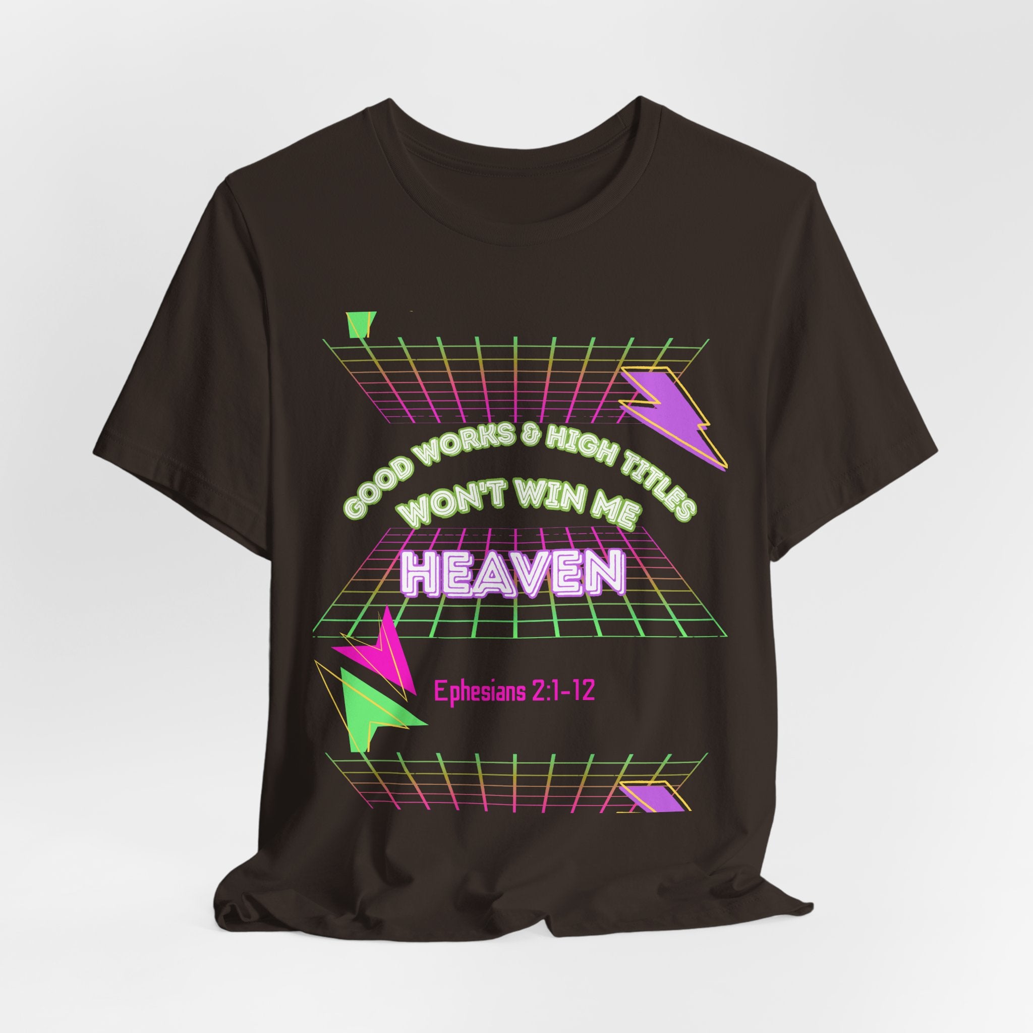 Woman's "Good works" Retro Tee— Ephesians 2:1-12 Retro Christian T-Shirt