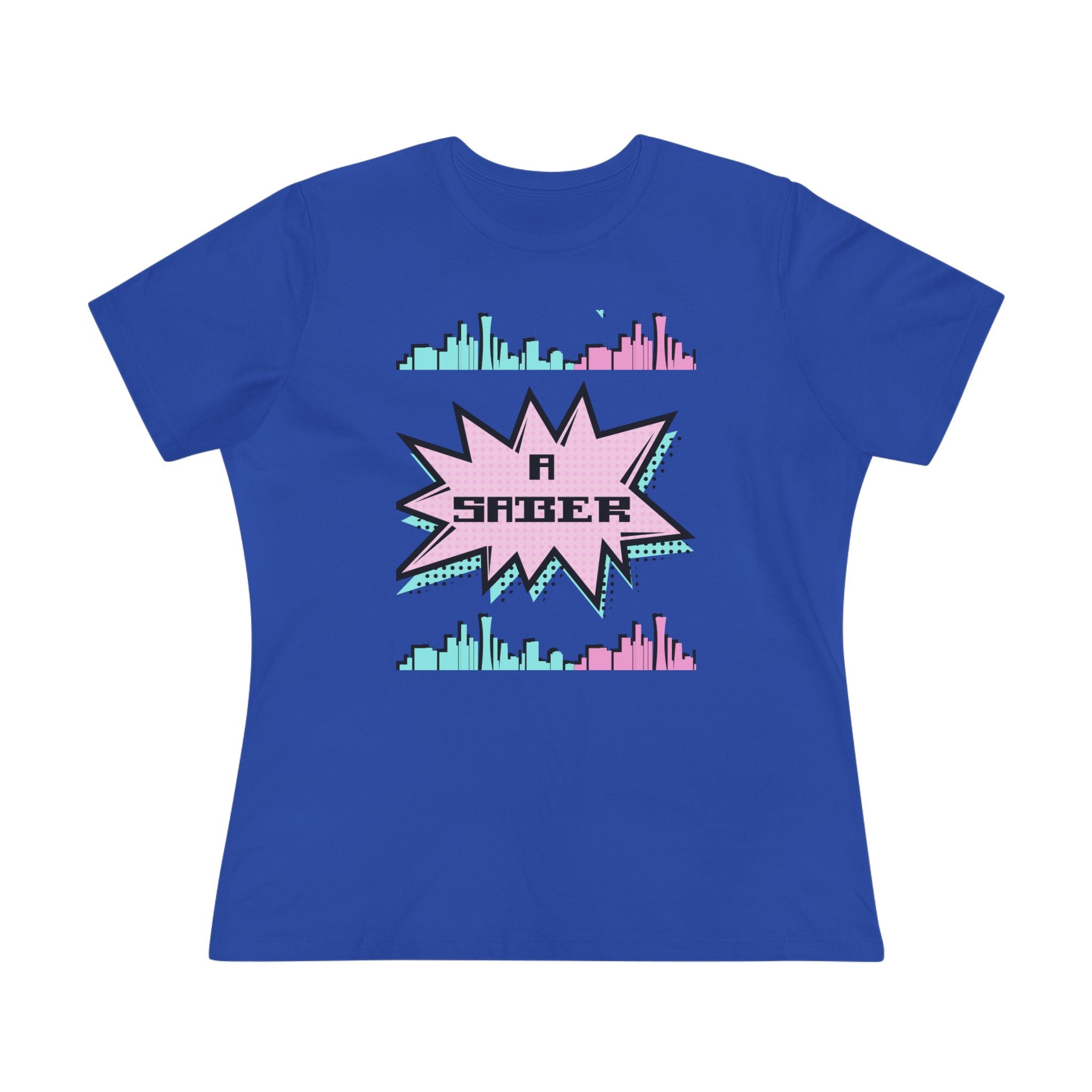 Women's Spanish 'A Saber' Cotton Tee – Retro Español Graphic T-Shirt