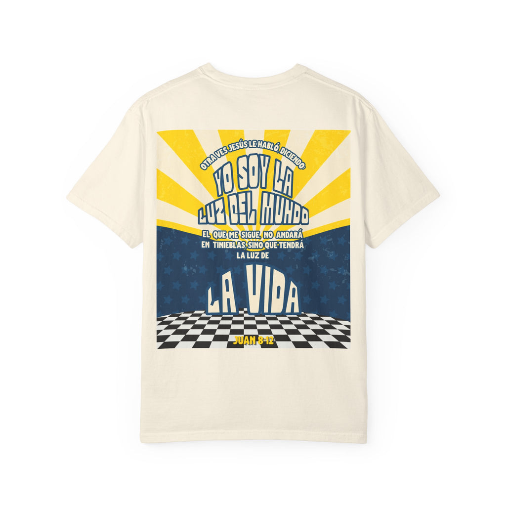 'Se esa luz que enciende a otros' Camisa para hombres — "Jesus les dijo: Yo Soy la Luz del Mundo" Juan 8:12