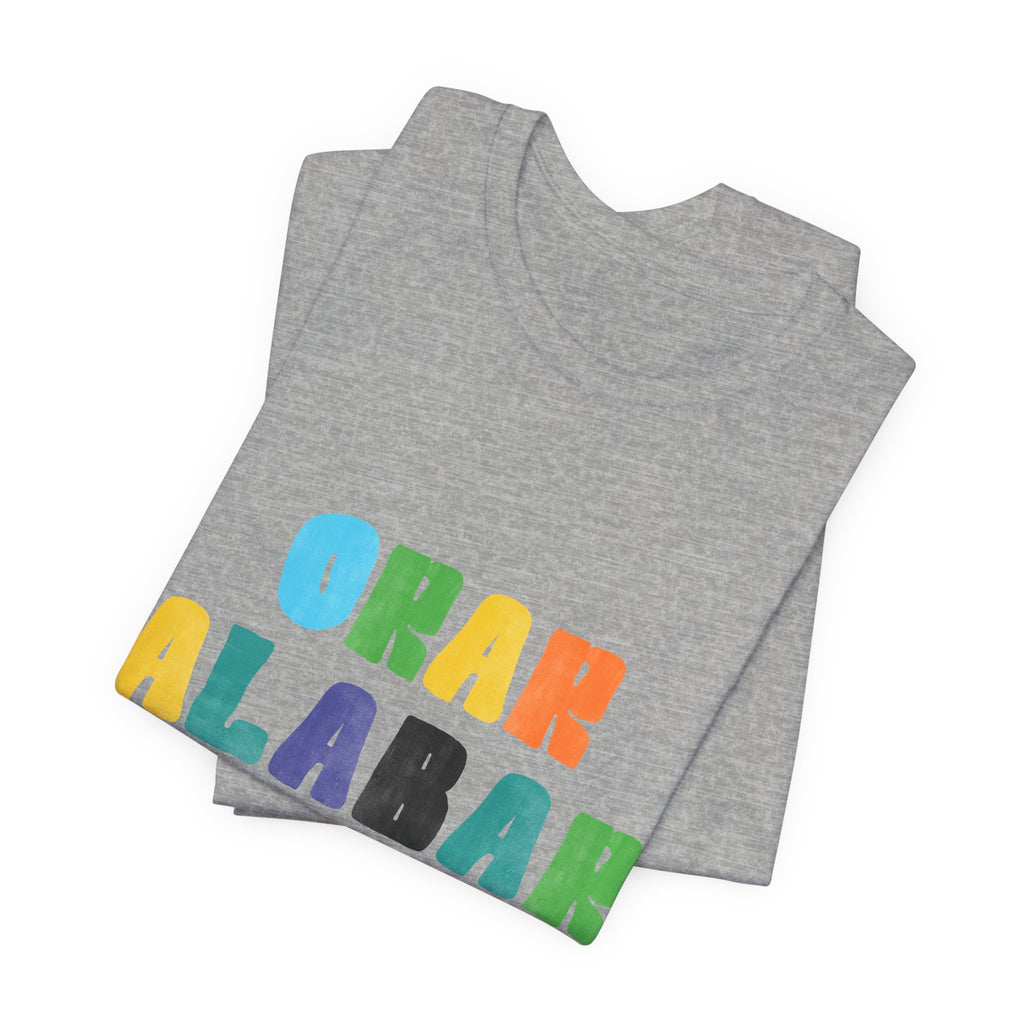 Men's Bilingual "Orar Alabar Repeat" T-Shirt – Camisa de hombres Bilingüe