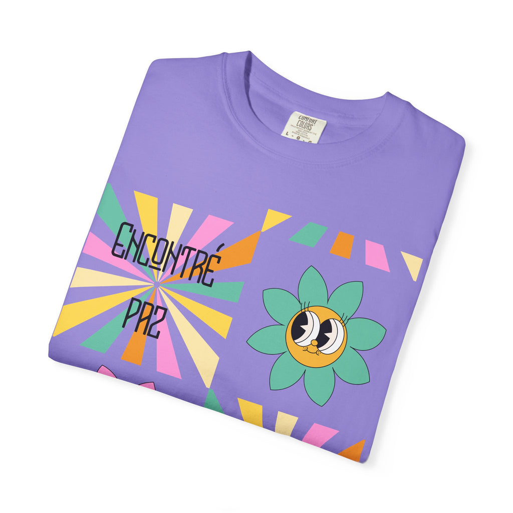 Woman's Spanish "Encontré paz en Jesús"- Camisa Retro Español