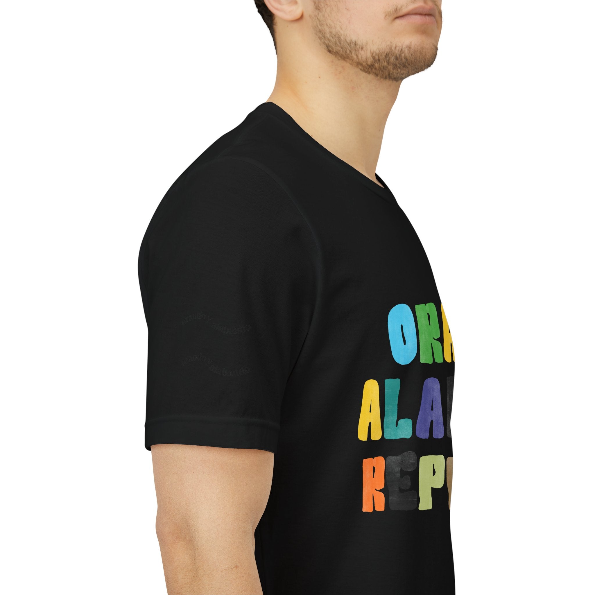 Men's Bilingual "Orar Alabar Repeat" T-Shirt – Camisa de hombres Bilingüe