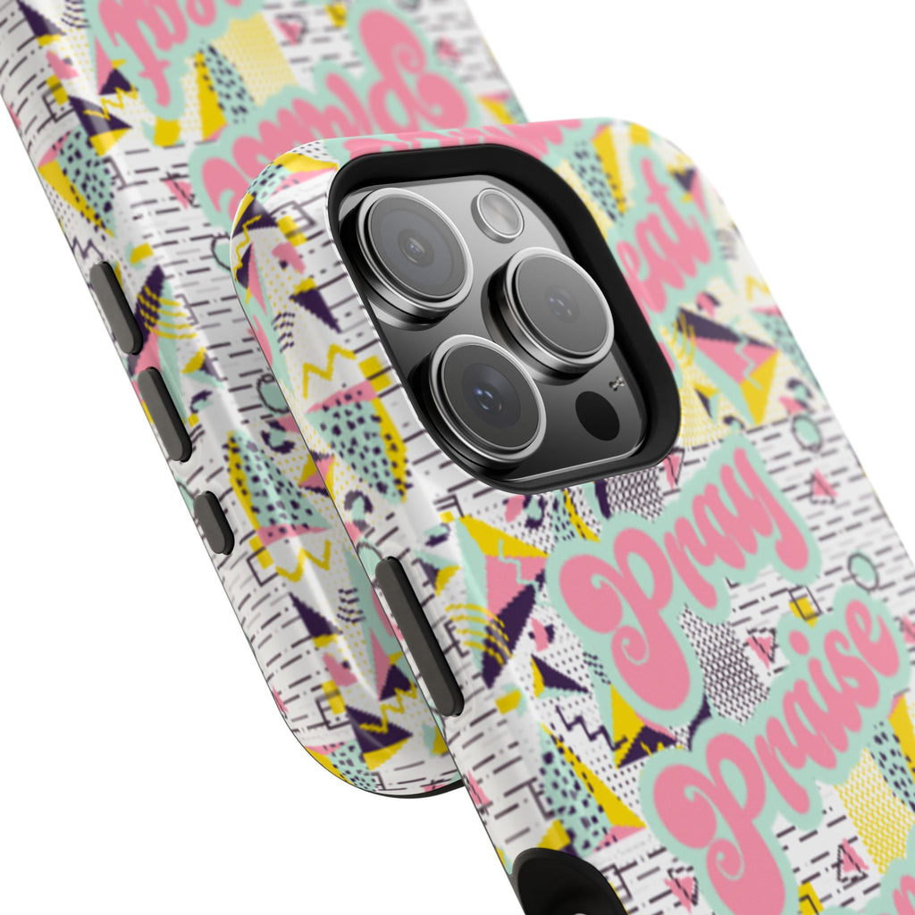 Retro Pray Praise Repeat Women's  Phone Case- Impact-Resistant Cases