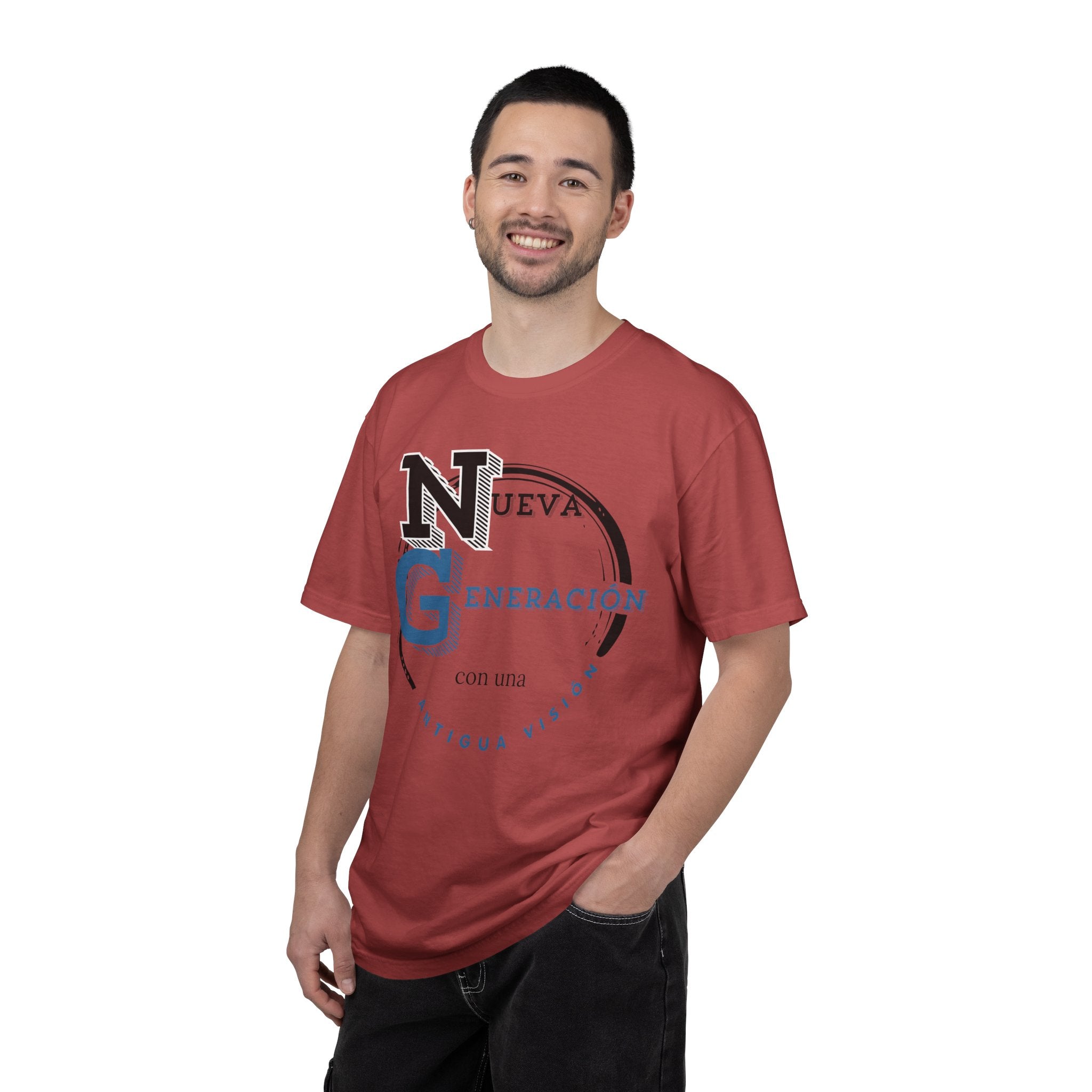 Romanos 1:16 Camisa de Hombres  — "Nueva Generación" Faith T‑Shirt