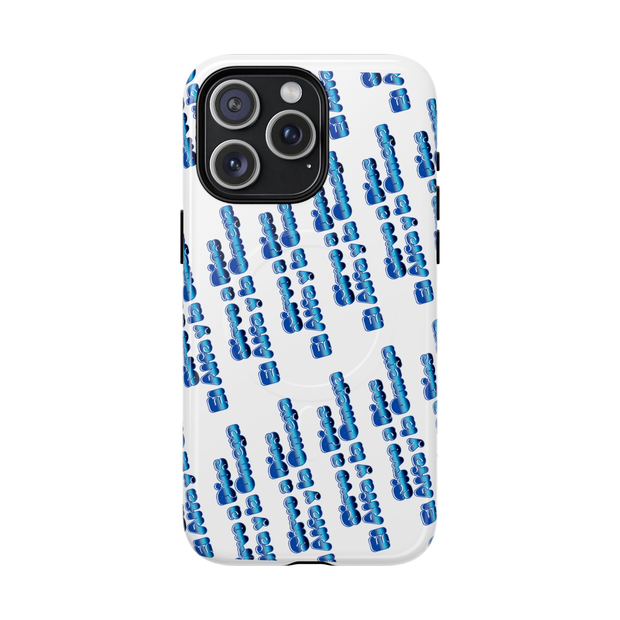 Magnetico Protección de Telefono — 'Yo sirvo a Dios el Alfa y Omega