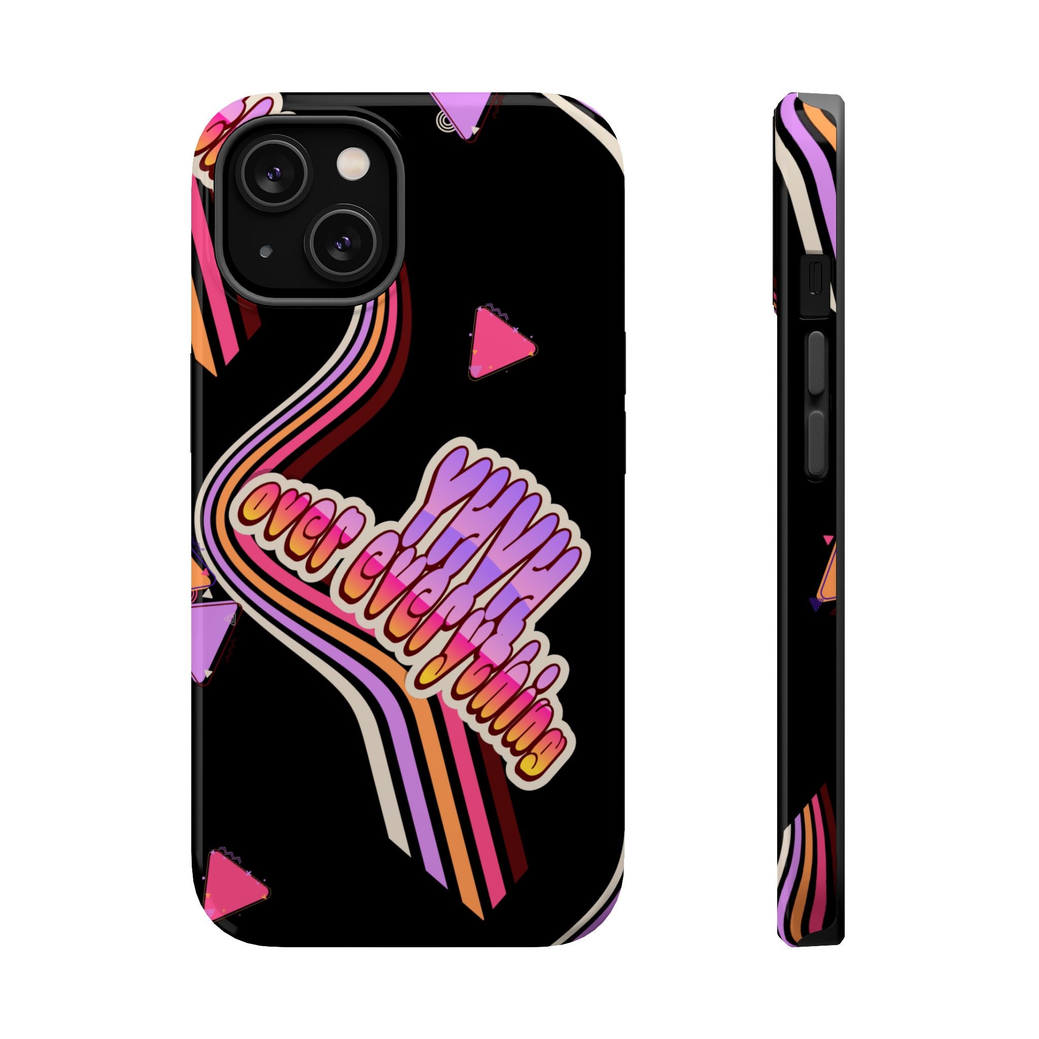 Retro 'YHVH over everything' Magnetic Phone Case — Impact-Resistant Protective Cover