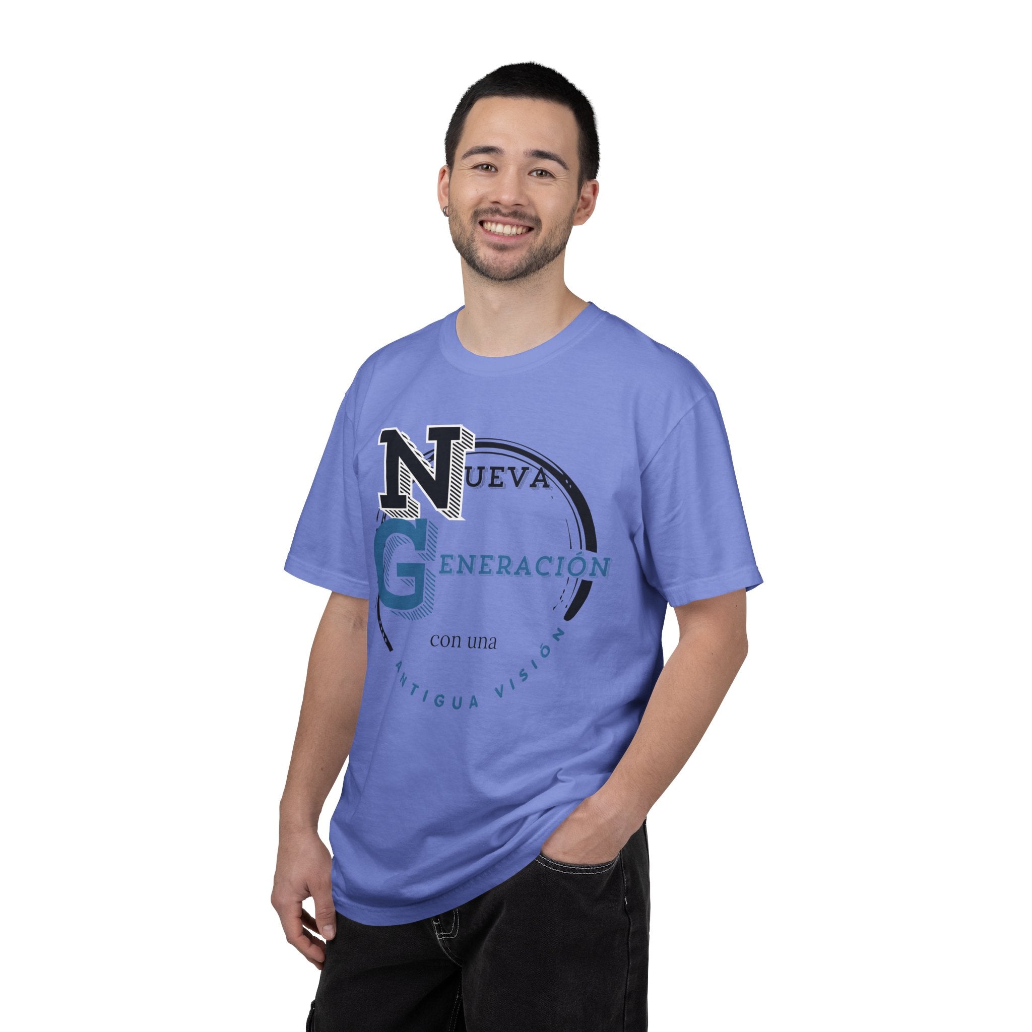 Romanos 1:16 Camisa de Hombres  — "Nueva Generación" Faith T‑Shirt