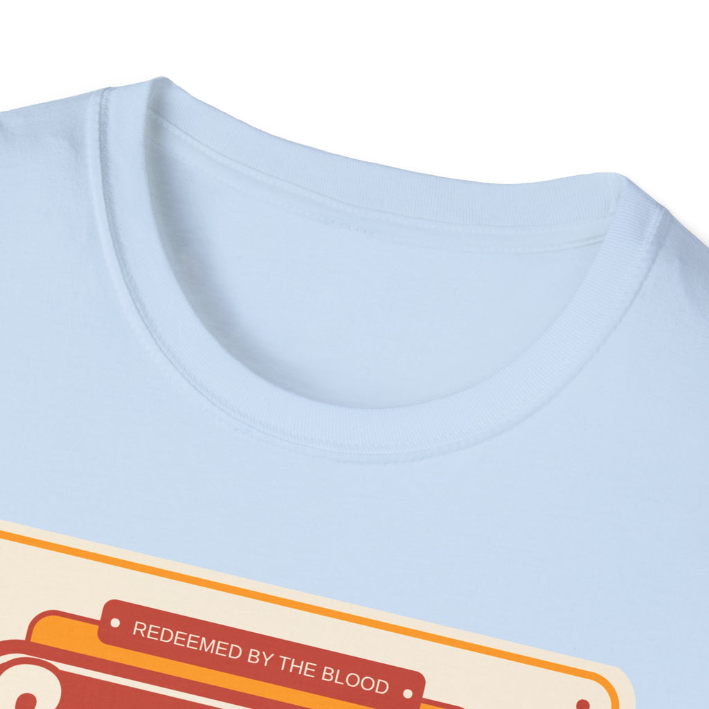 Men's 'Set free Indeed' T‑Shirt — Retro Vintage Car Christian Faith Graphic Tee