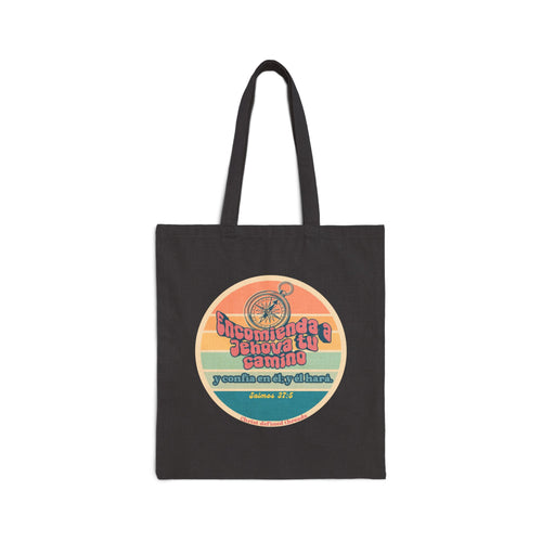 "Encomienda a Jehová tu camino" Bolsa —  Salmos Canvas Tote