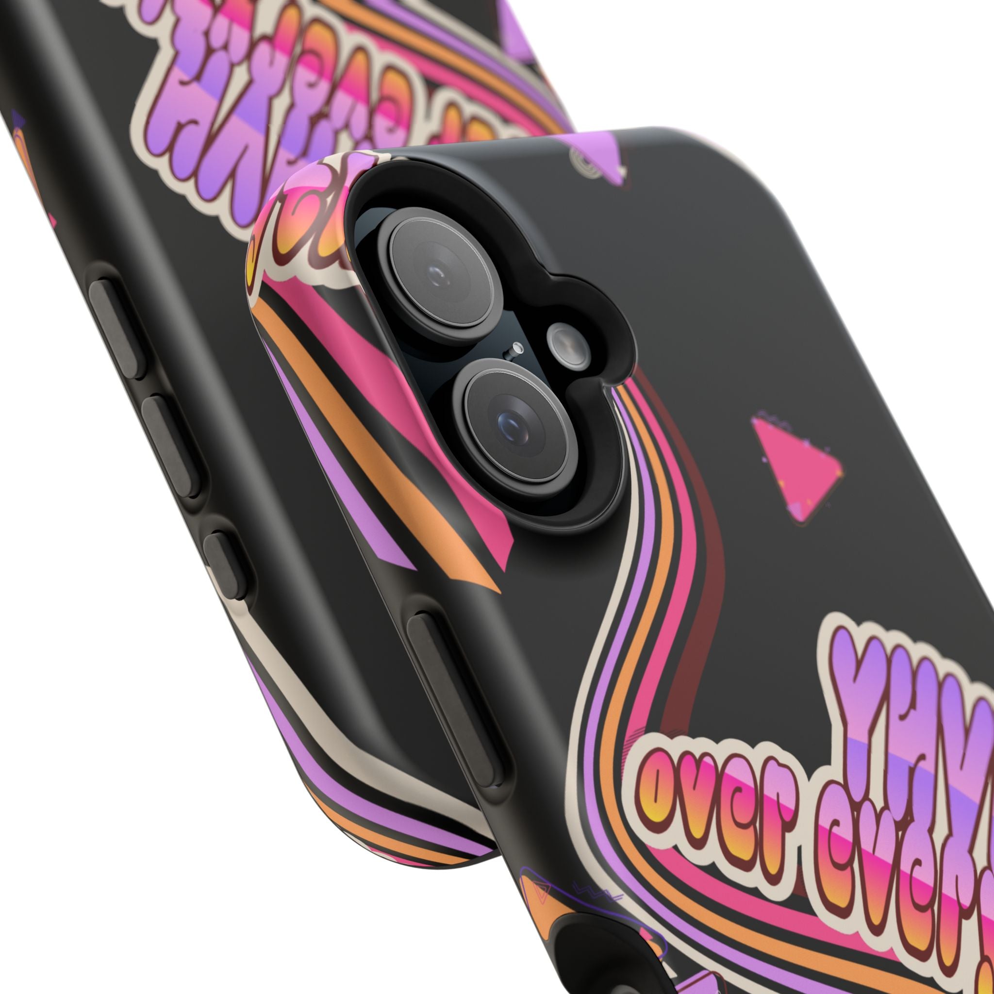 Retro 'YHVH over everything' Magnetic Phone Case — Impact-Resistant Protective Cover