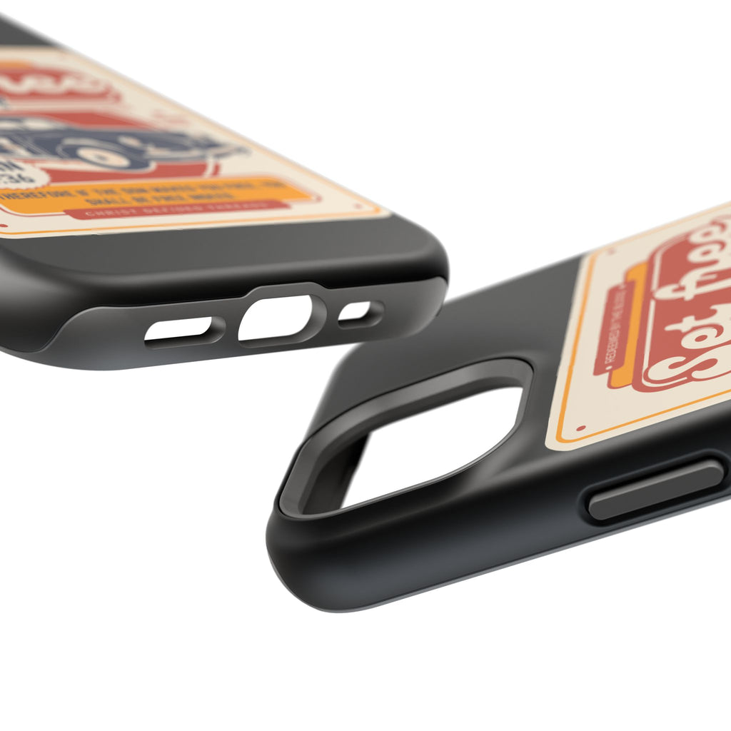 Men's 'Set free indeed' Vintage Graphic Phone Case — Magnetic Impact-Resistant