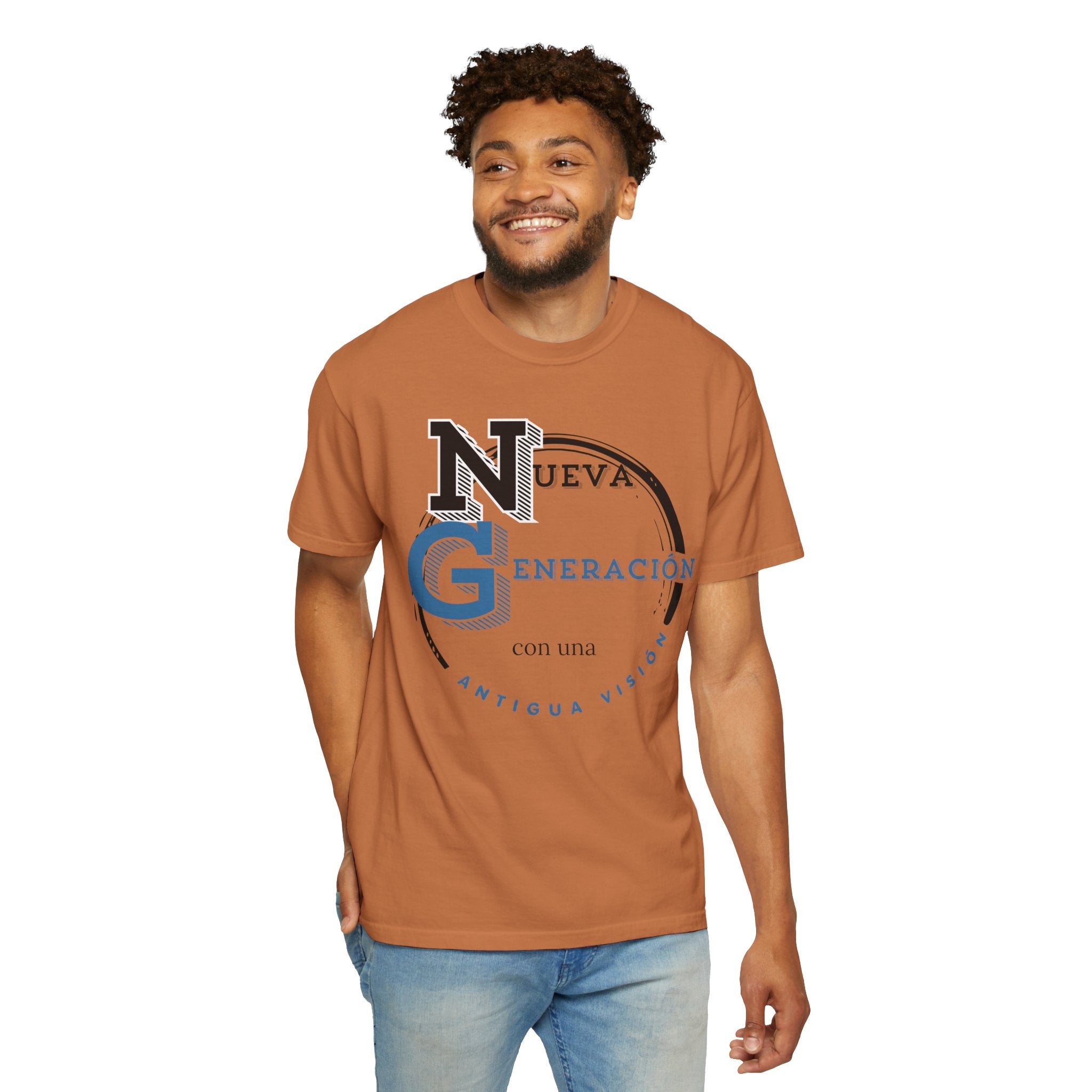 Romanos 1:16 Camisa de Hombres  — "Nueva Generación" Faith T‑Shirt