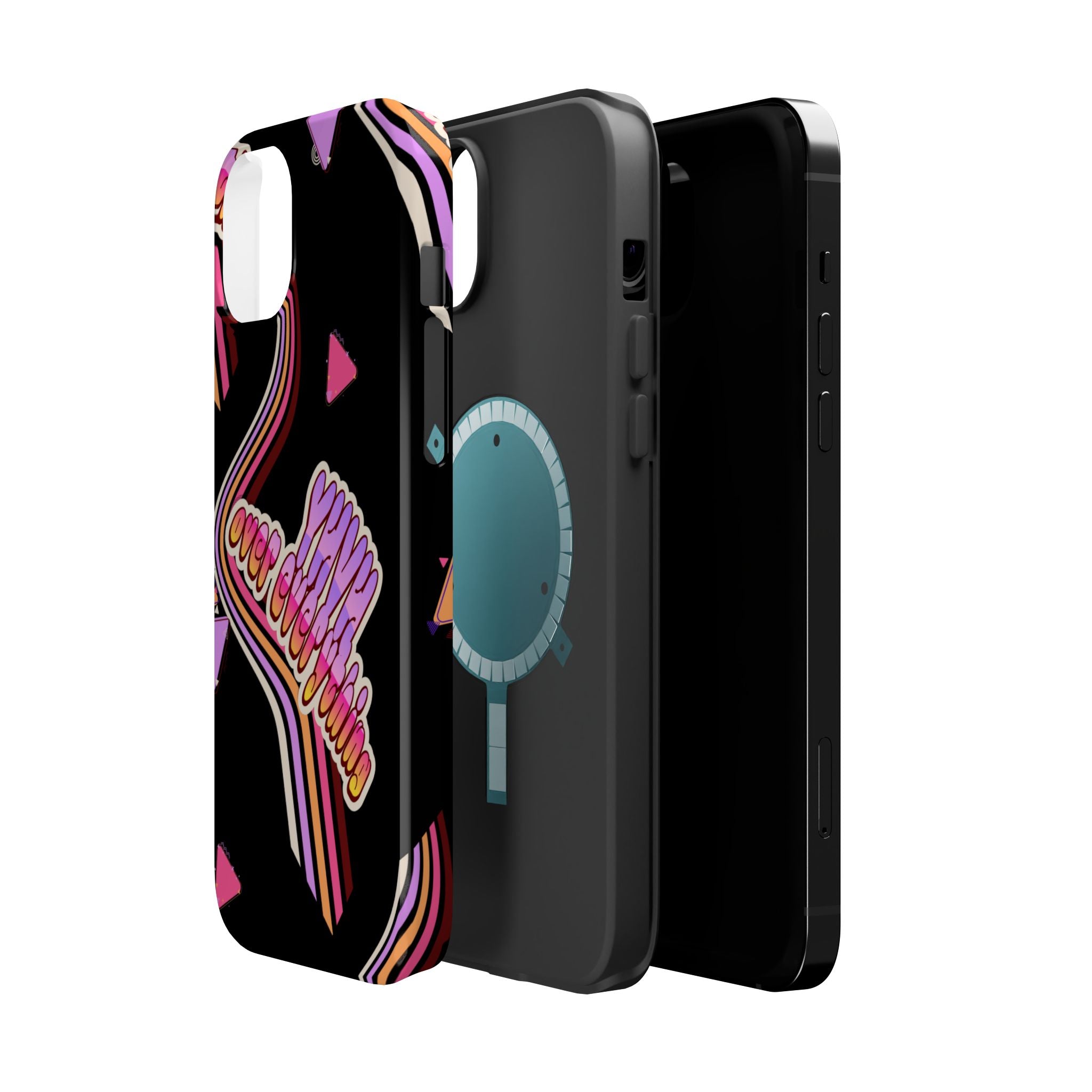 Retro 'YHVH over everything' Magnetic Phone Case — Impact-Resistant Protective Cover