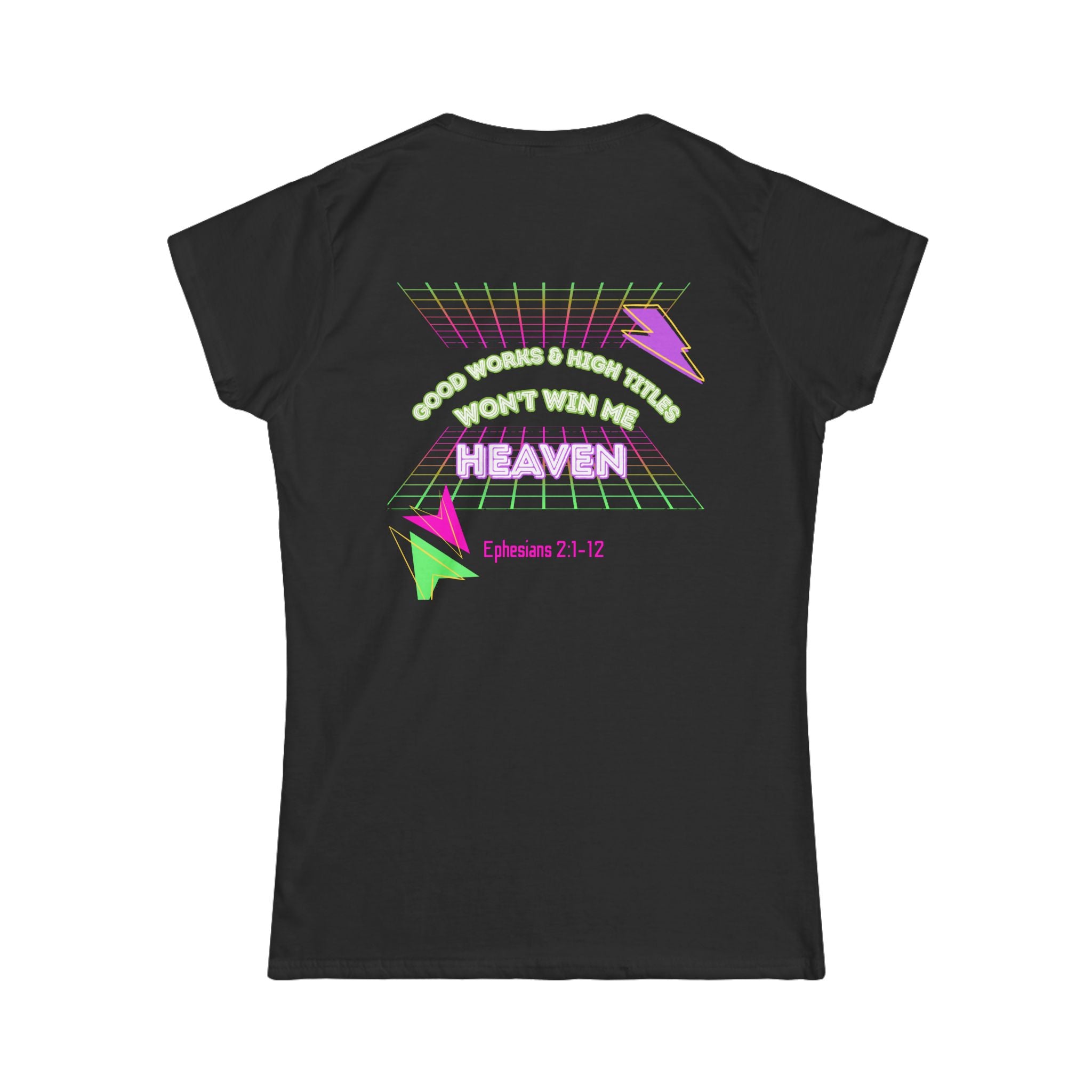 Woman's "Good works" Retro Tee— Ephesians 2:1-12 Retro Christian T-Shirt