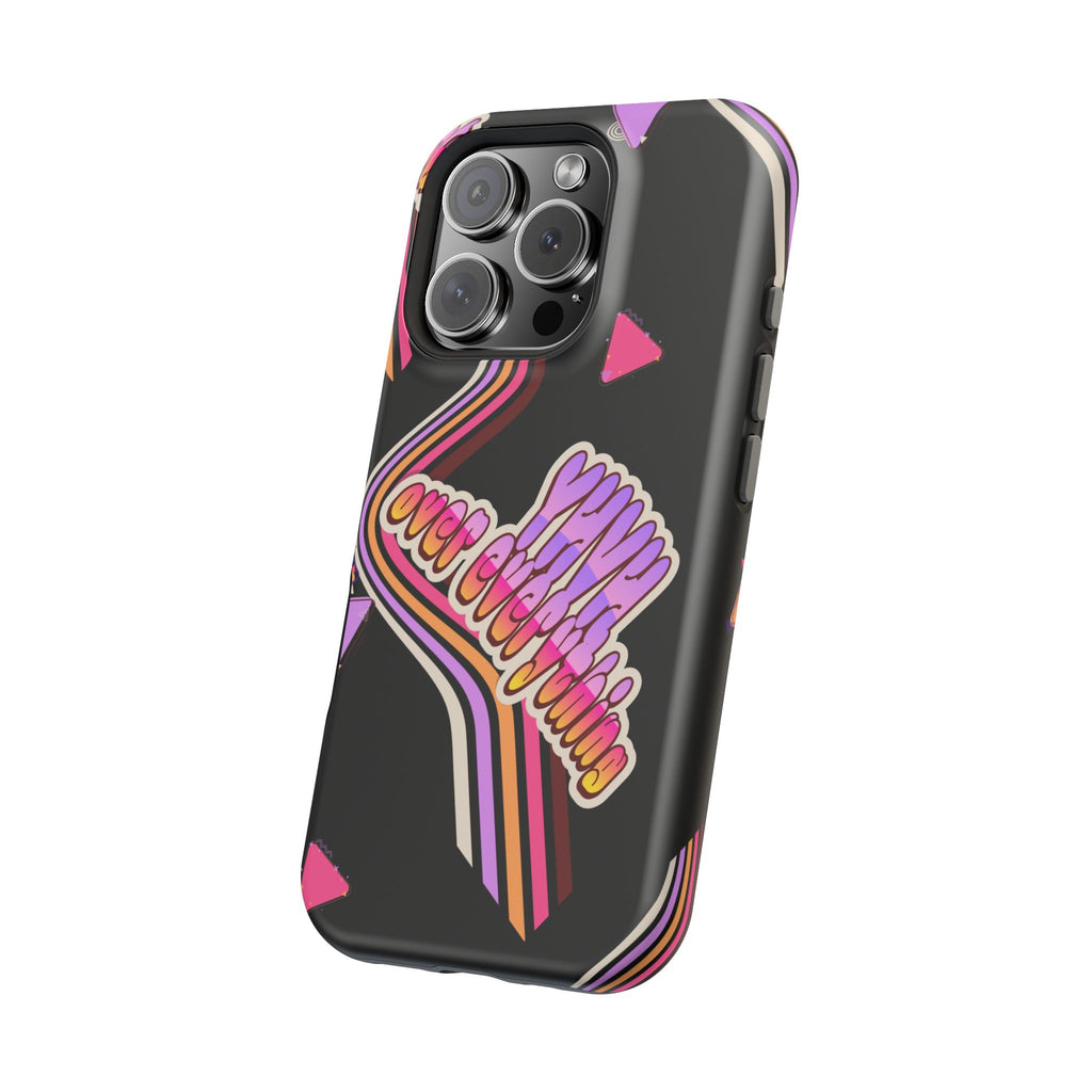 Retro 'YHVH over everything' Magnetic Phone Case — Impact-Resistant Protective Cover