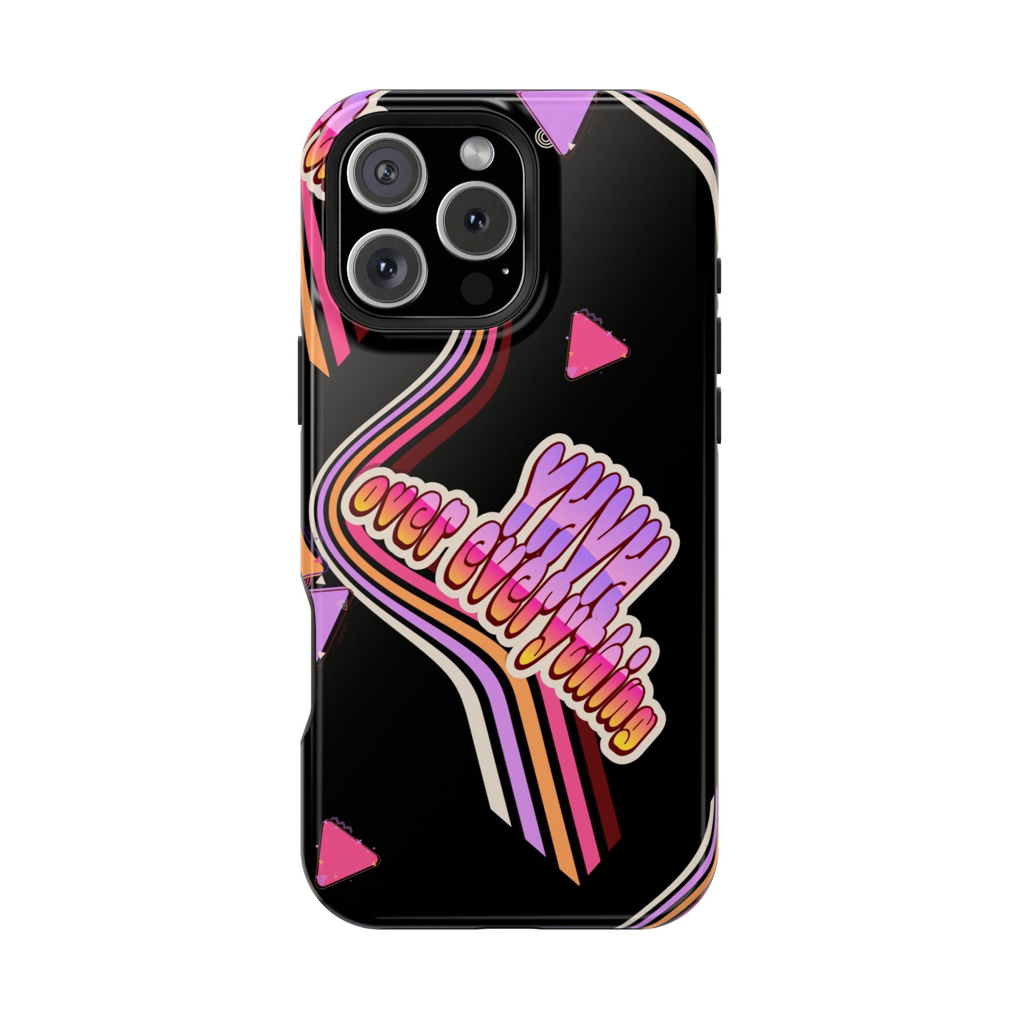 Retro 'YHVH over everything' Magnetic Phone Case — Impact-Resistant Protective Cover
