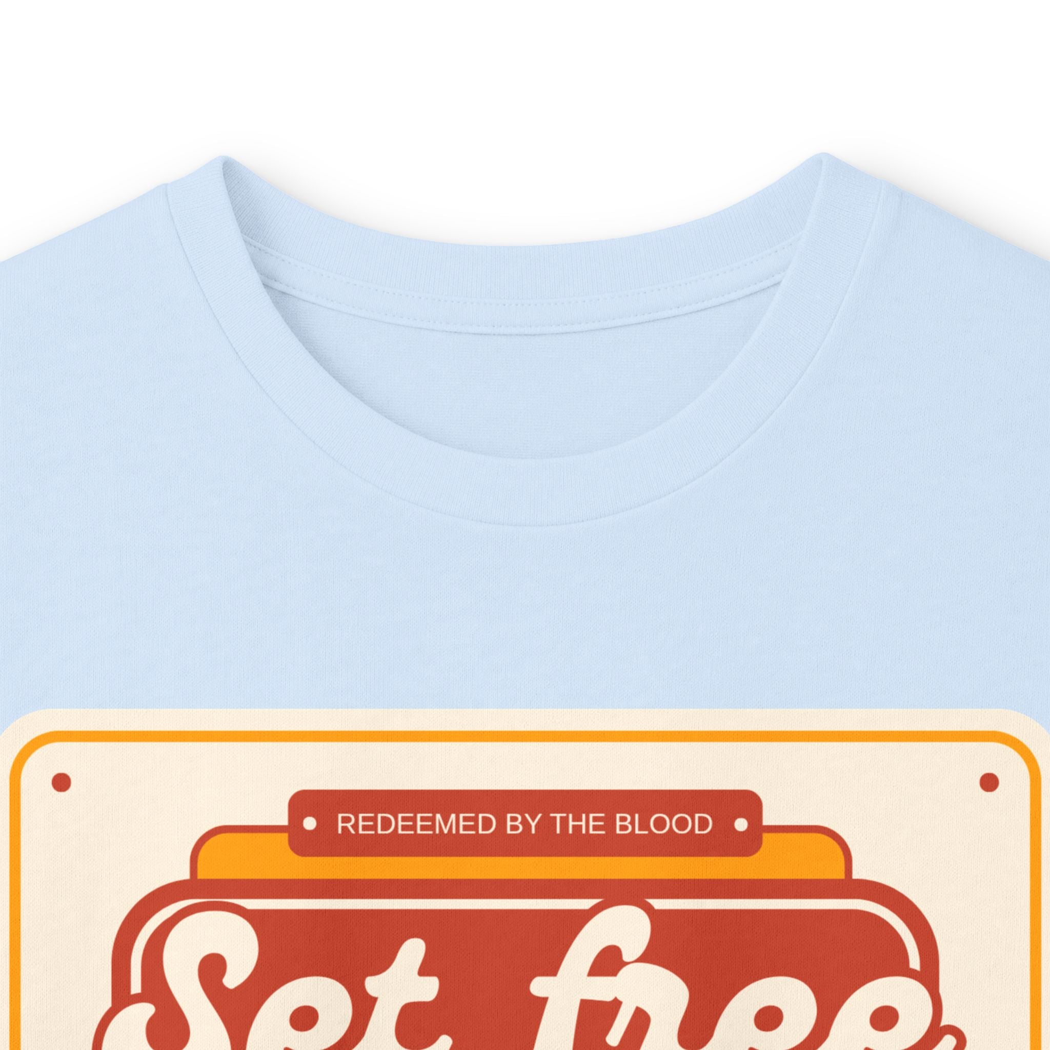 Men's 'Set free indeed' - Ultra Cotton Long Sleeve Tee