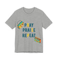 Men's Pray Praise Repeat T-Shirt — Vintage Boombox Christian Tee