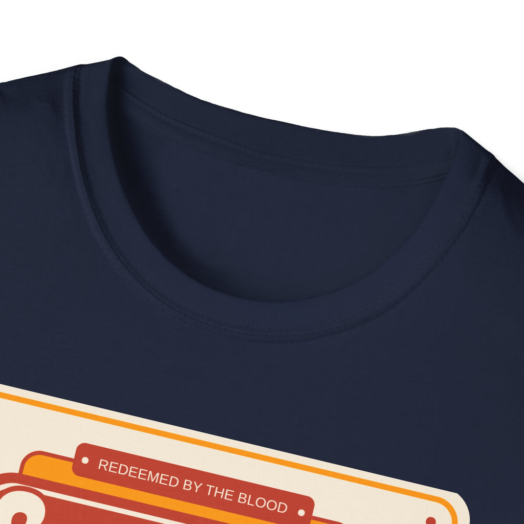 Men's 'Set free Indeed' T‑Shirt — Retro Vintage Car Christian Faith Graphic Tee