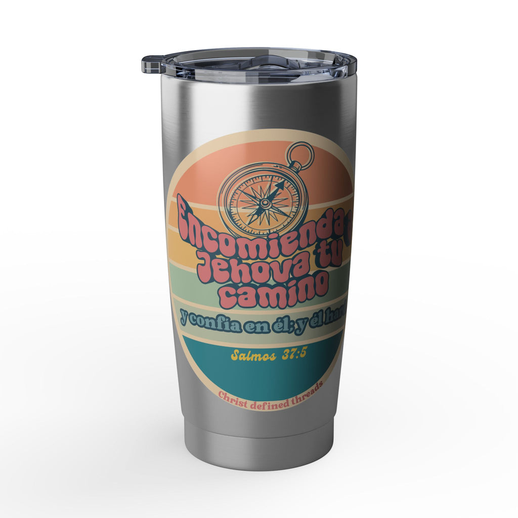 Tumbler - "Encomienda a Jehová tu camino" Diseño Feminina