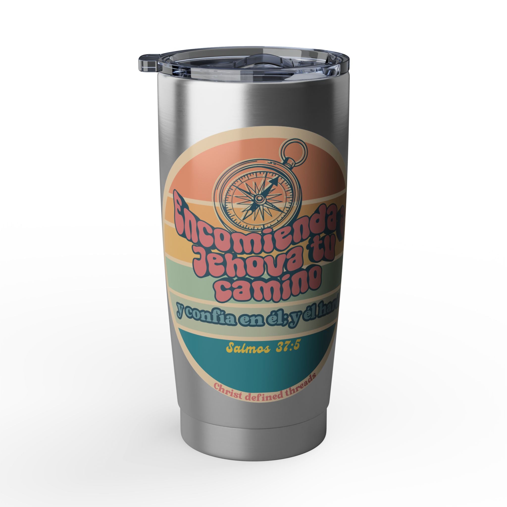 Tumbler - "Encomienda a Jehová tu camino" Diseño Feminina