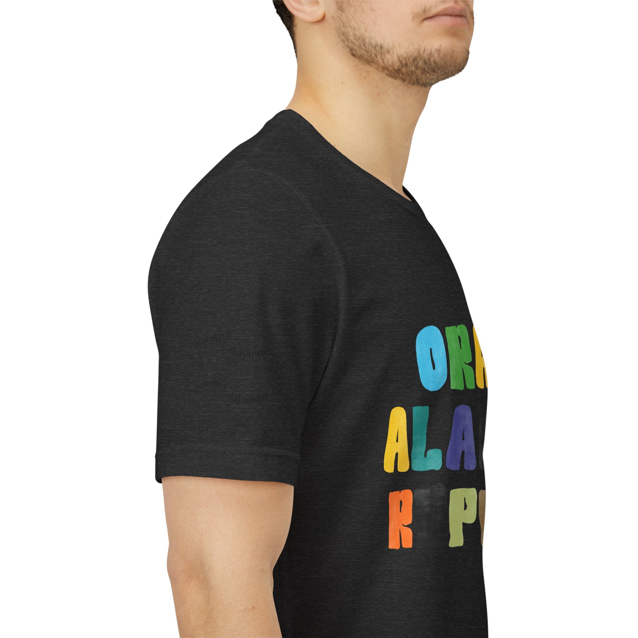 Men's Bilingual "Orar Alabar Repeat" T-Shirt – Camisa de hombres Bilingüe