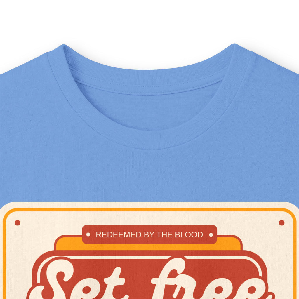 Men's 'Set free indeed' - Ultra Cotton Long Sleeve Tee