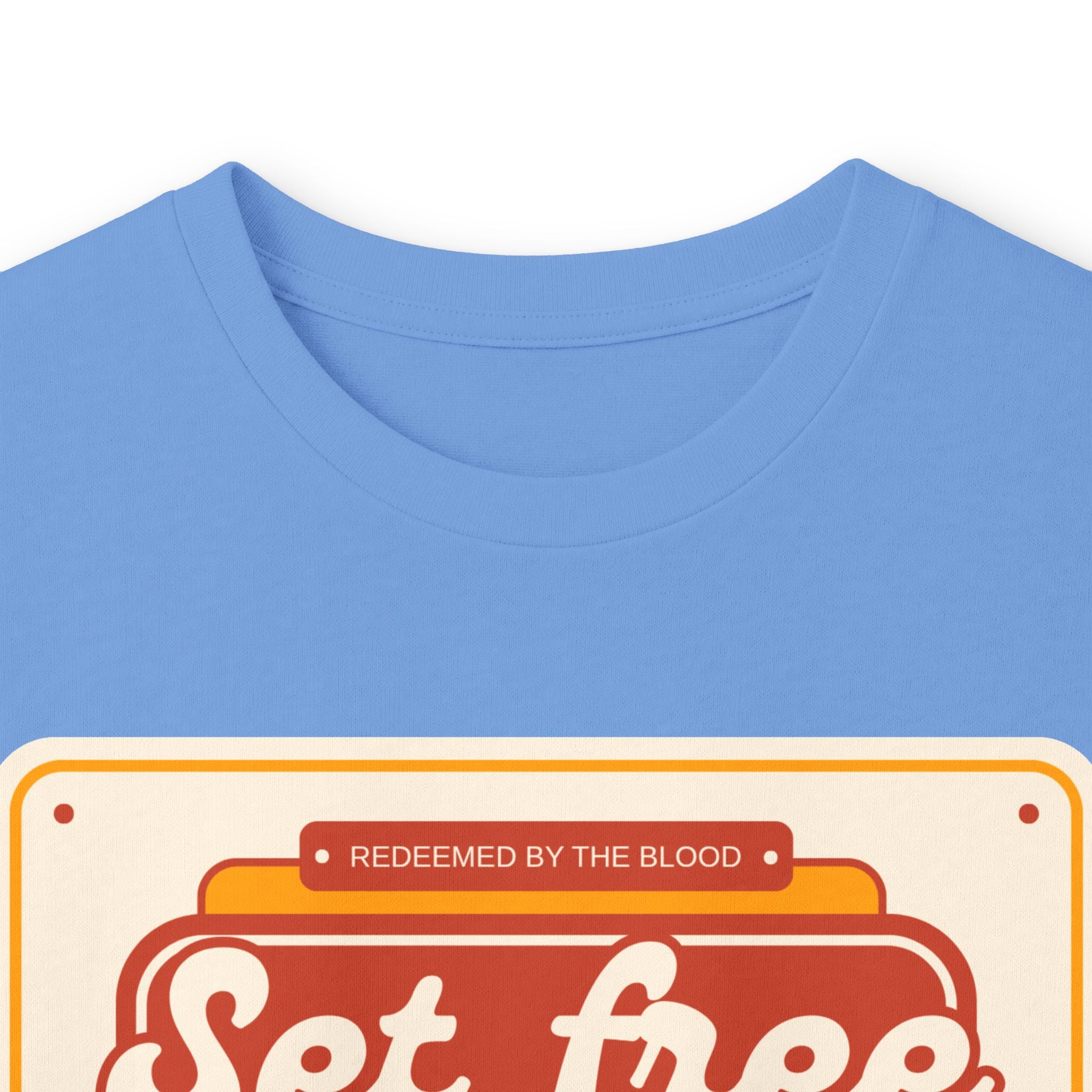 Men's 'Set free indeed' - Ultra Cotton Long Sleeve Tee