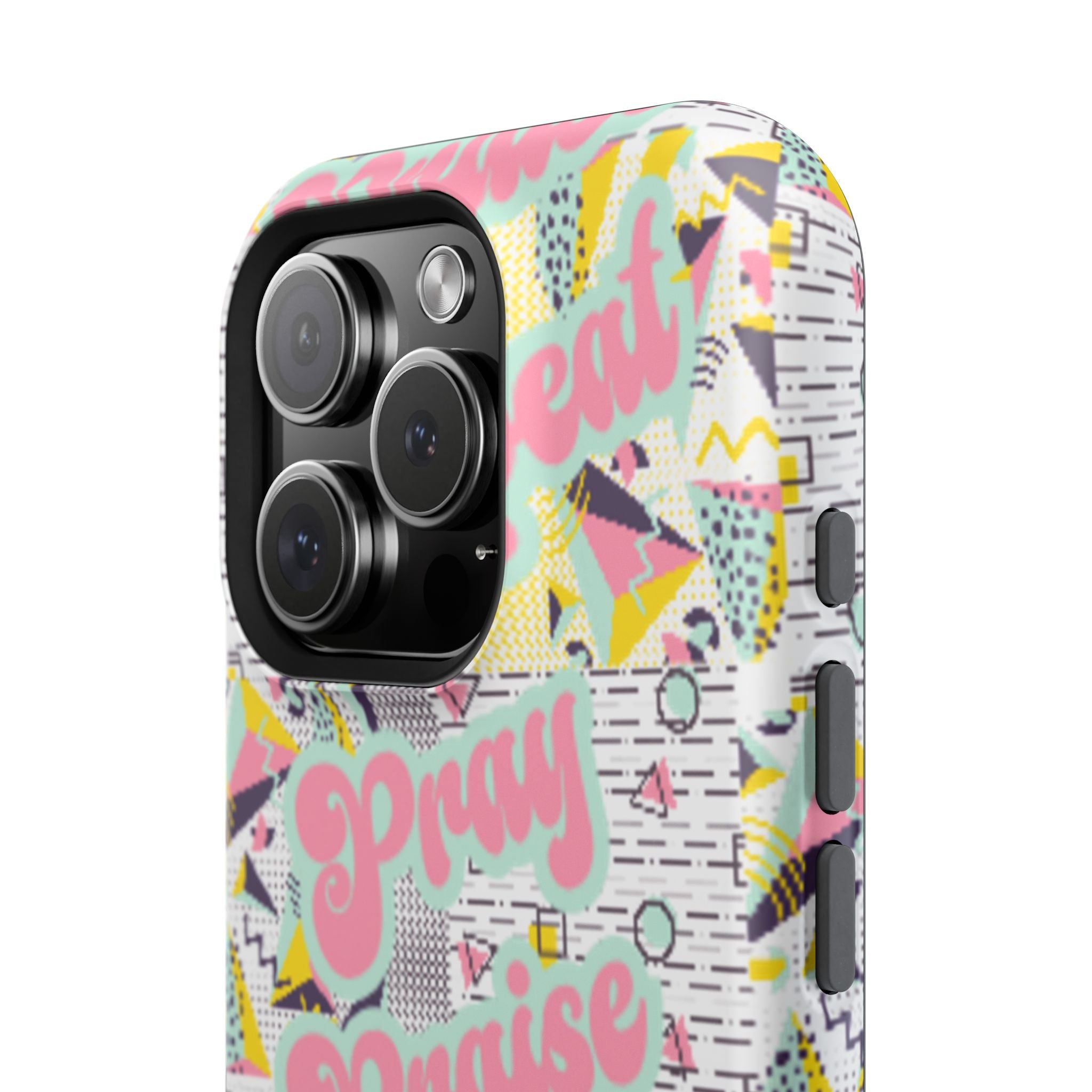 Retro Pray Praise Repeat Women's  Phone Case- Impact-Resistant Cases