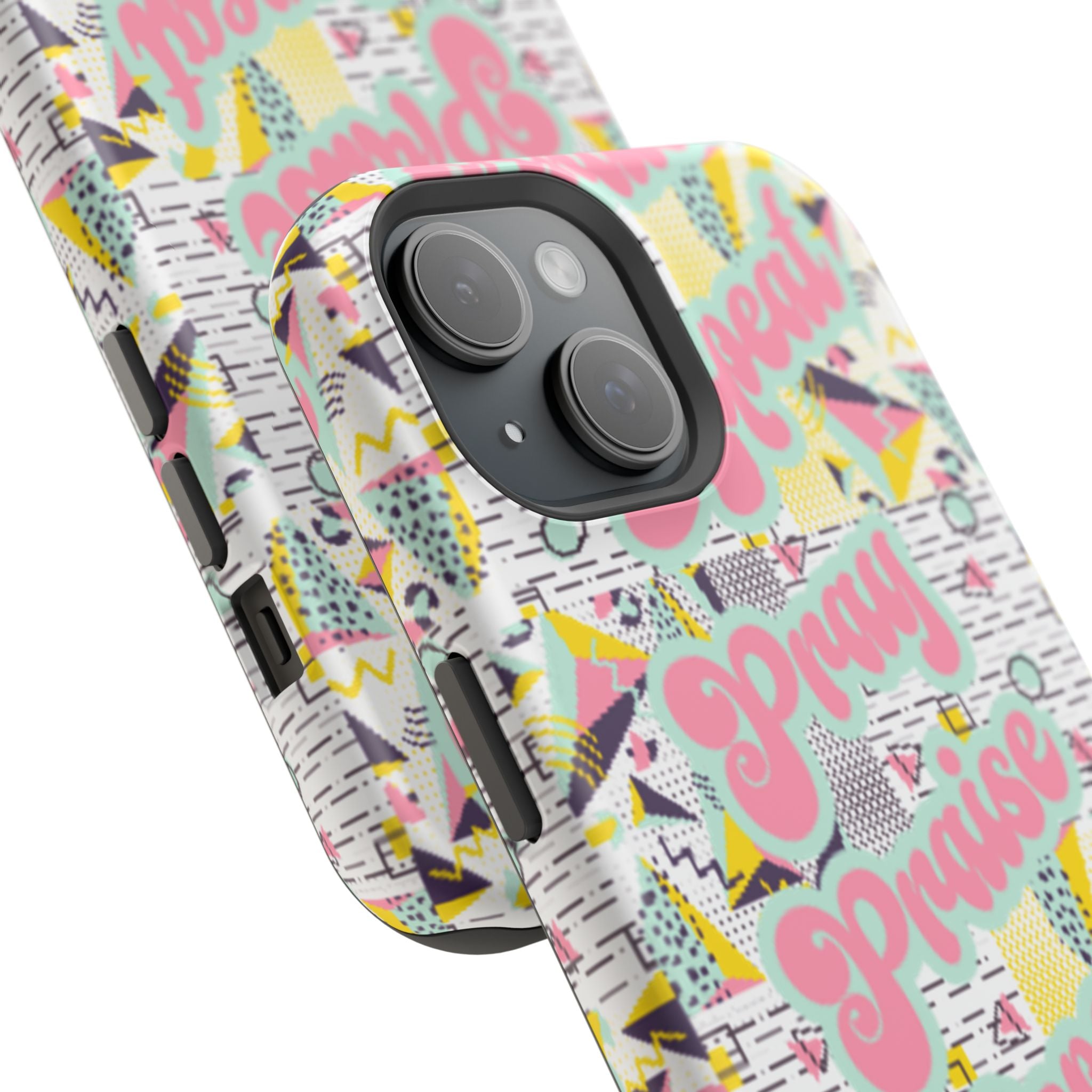 Retro Pray Praise Repeat Women's  Phone Case- Impact-Resistant Cases