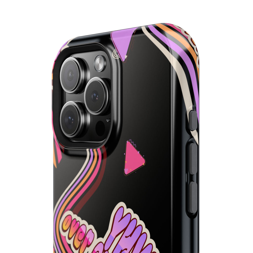 Retro 'YHVH over everything' Magnetic Phone Case — Impact-Resistant Protective Cover