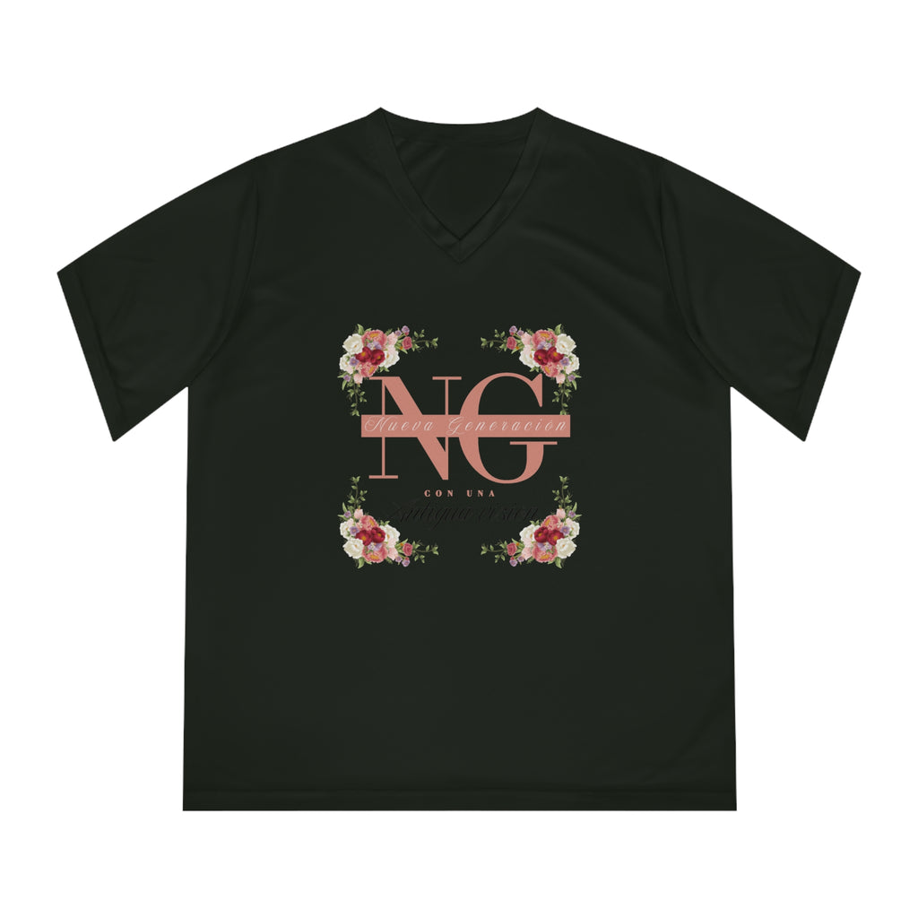 Woman's Spanish Floral Tee — "Nueva generación con una antigua visión"