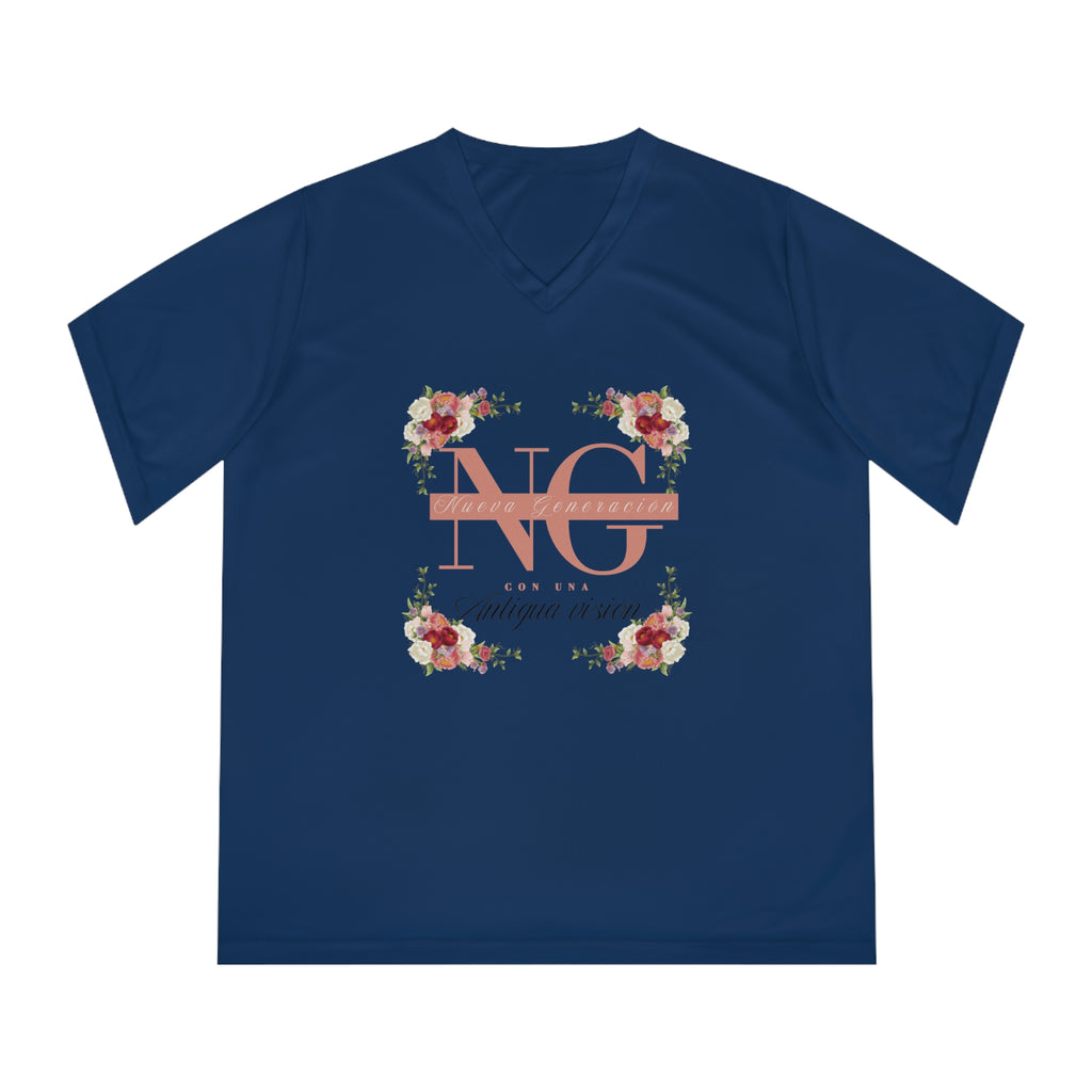Woman's Spanish Floral Tee — "Nueva generación con una antigua visión"