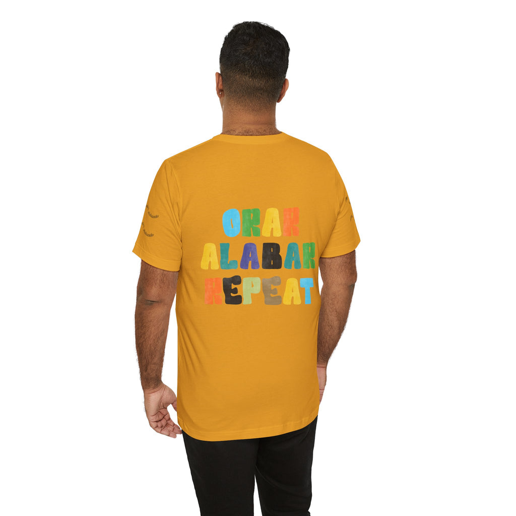 Men's Bilingual "Orar Alabar Repeat" T-Shirt – Camisa de hombres Bilingüe