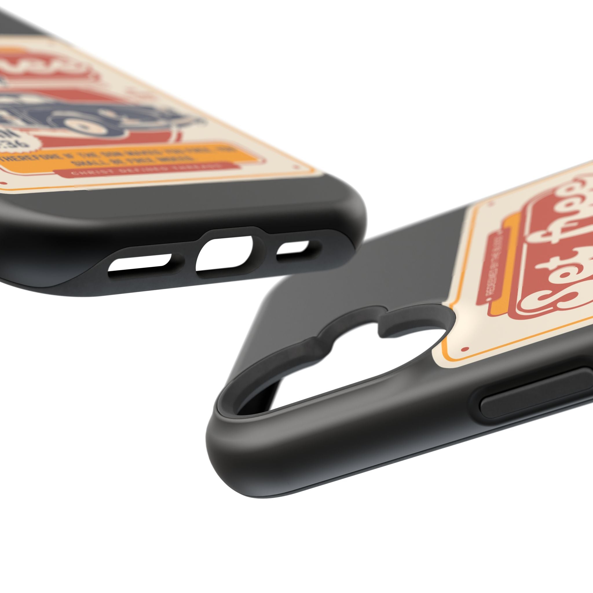 Men's 'Set free indeed' Vintage Graphic Phone Case — Magnetic Impact-Resistant