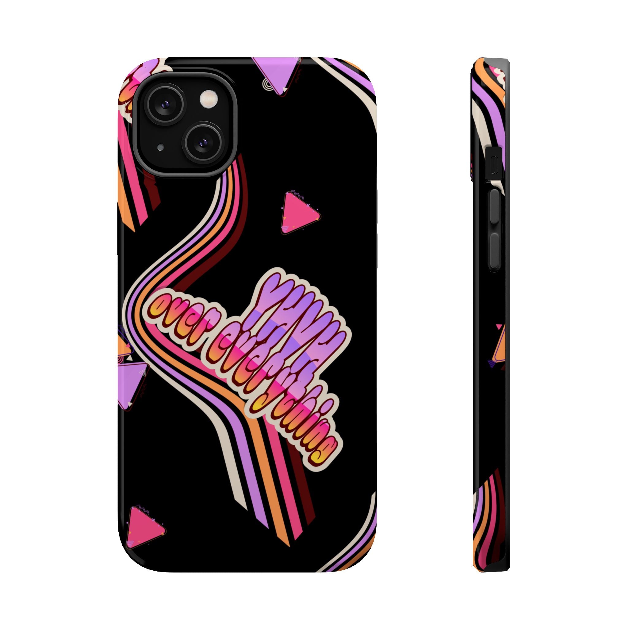 Retro 'YHVH over everything' Magnetic Phone Case — Impact-Resistant Protective Cover