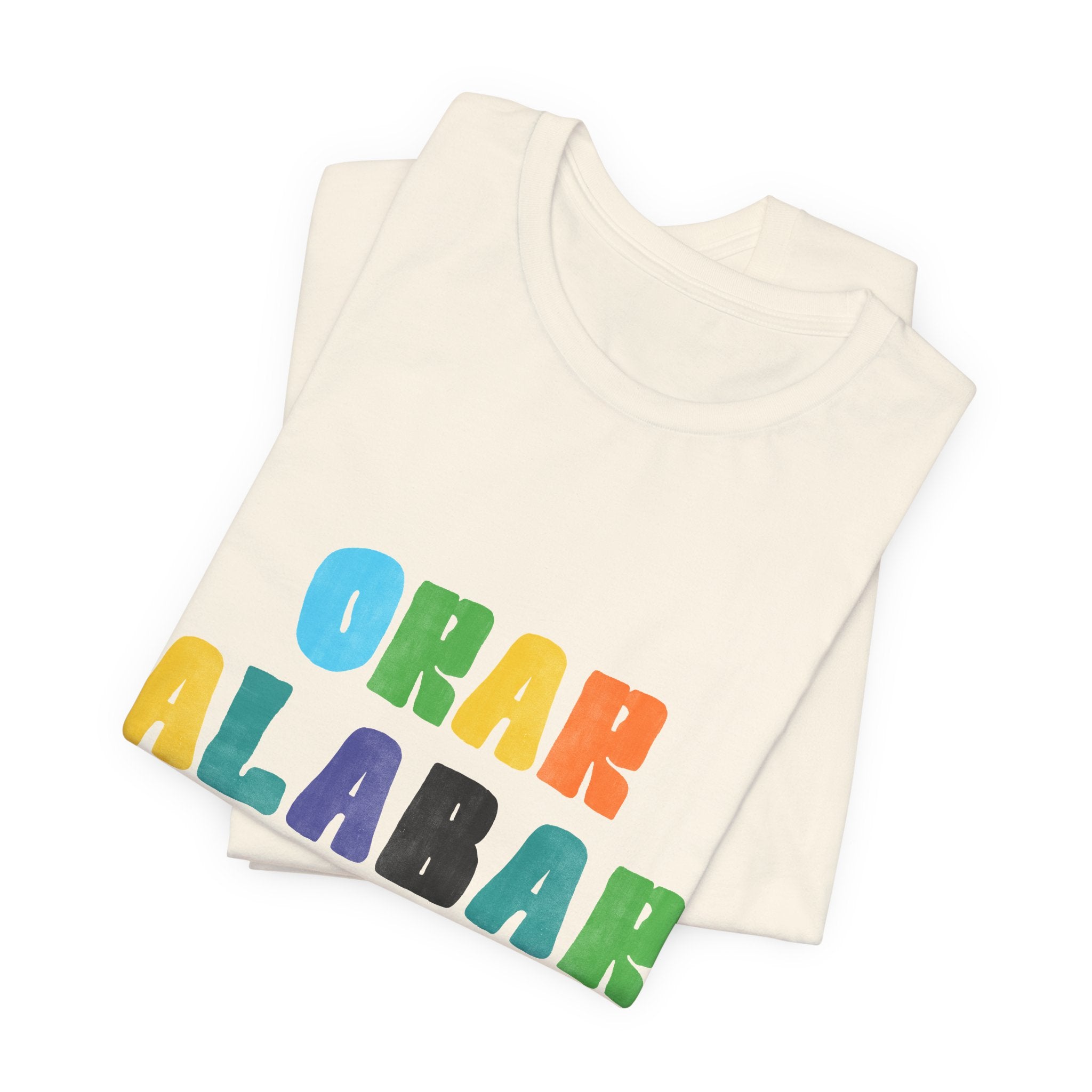 Men's Bilingual "Orar Alabar Repeat" T-Shirt – Camisa de hombres Bilingüe
