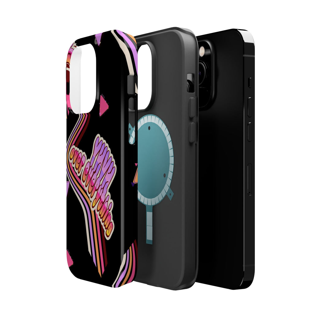 Retro 'YHVH over everything' Magnetic Phone Case — Impact-Resistant Protective Cover