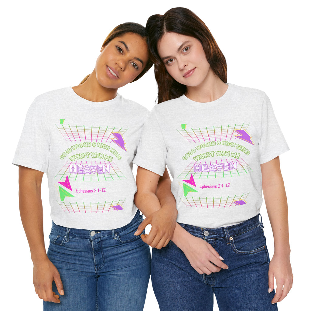 Woman's "Good works" Retro Tee— Ephesians 2:1-12 Retro Christian T-Shirt