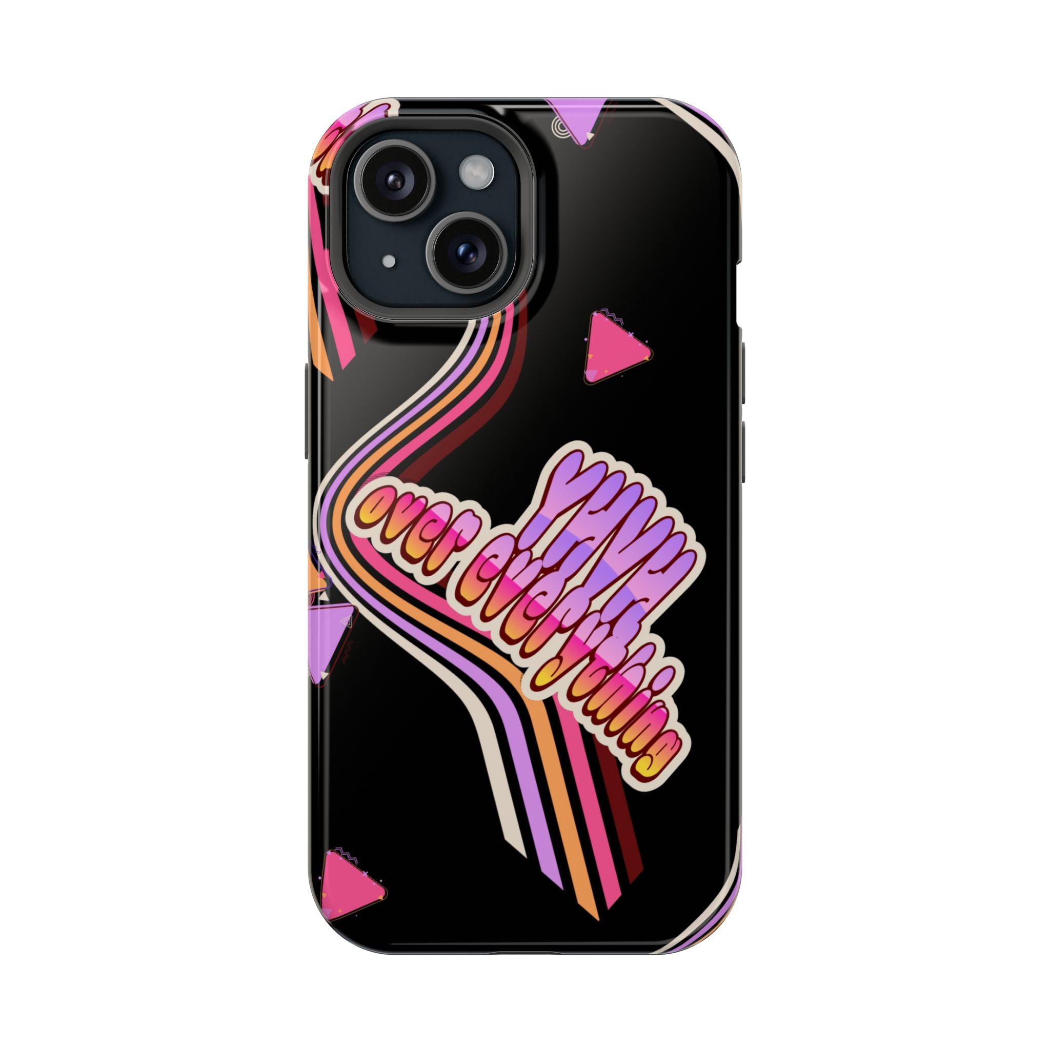 Retro 'YHVH over everything' Magnetic Phone Case — Impact-Resistant Protective Cover