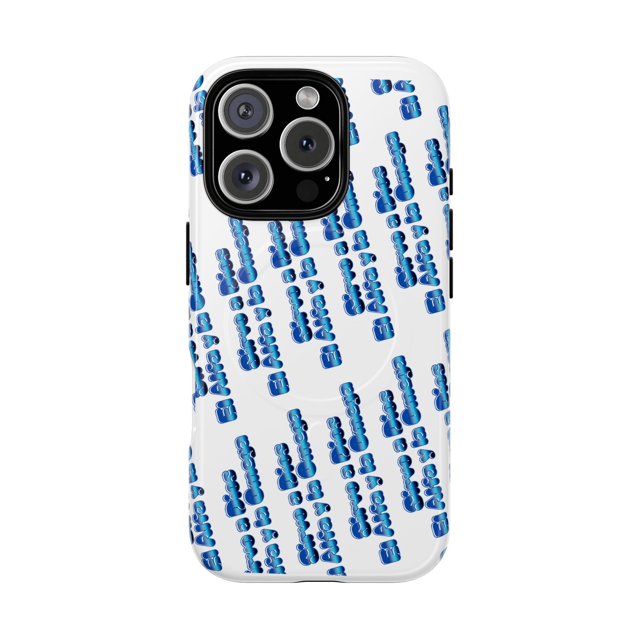 Magnetico Protección de Telefono — 'Yo sirvo a Dios el Alfa y Omega