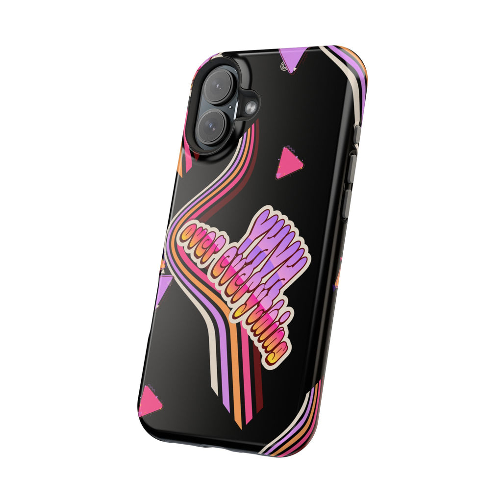 Retro 'YHVH over everything' Magnetic Phone Case — Impact-Resistant Protective Cover
